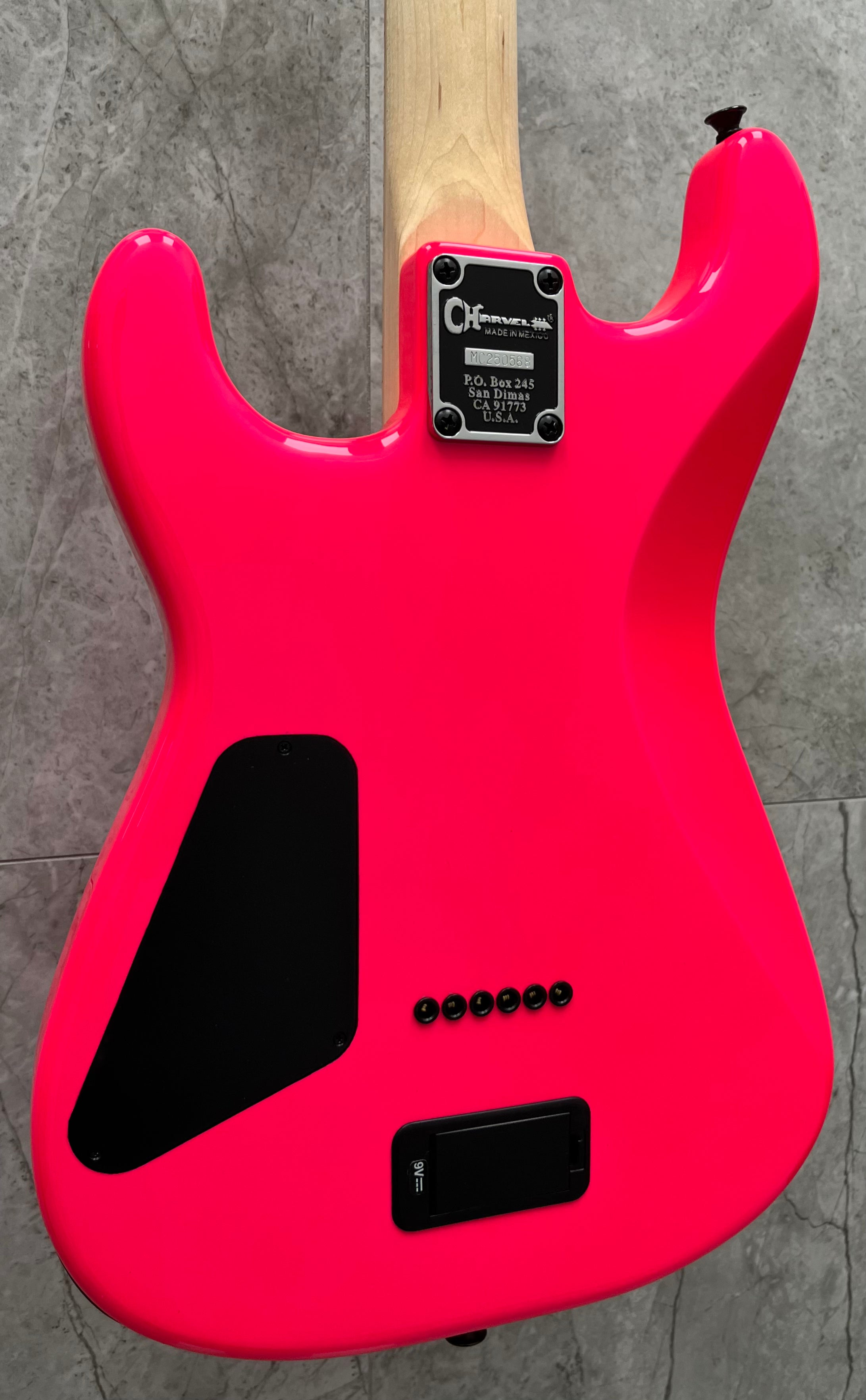 Charvel Limited Edition Sean Long Signature Pro-Mod San Dimas Style 1 HH HT M, Maple Fingerboard, Neon Pink 2965051319 SERIAL NUMBER MC250568 - 7 LBS 6 OZ