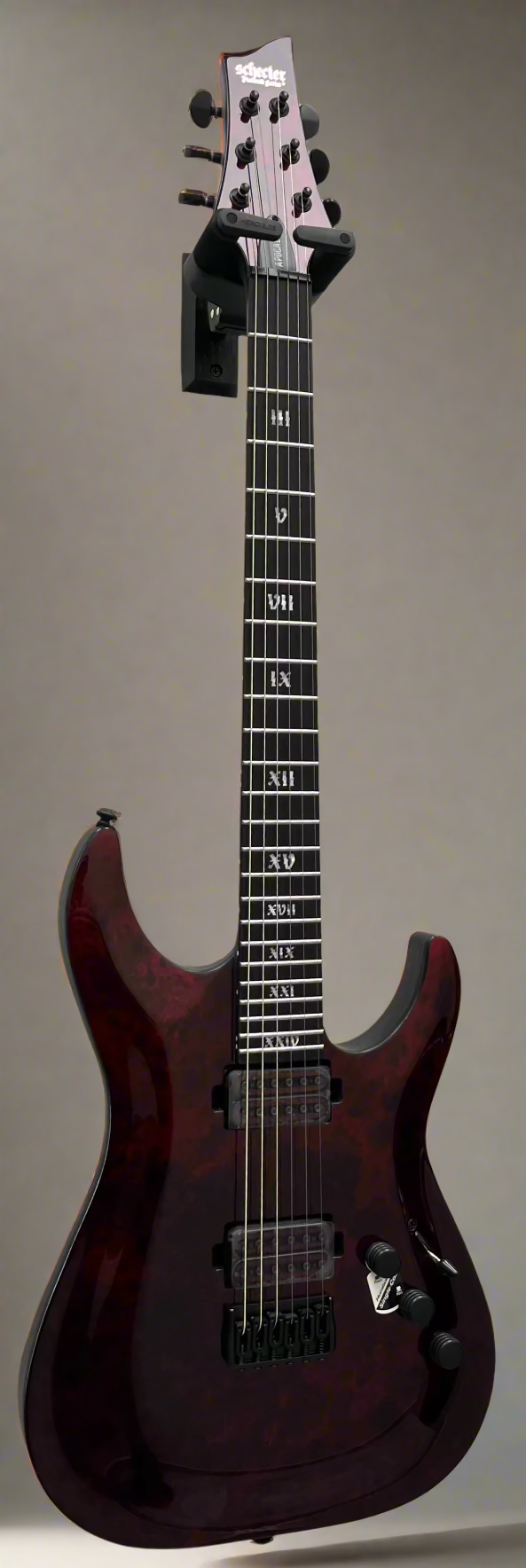 Schecter C-1 Apocalypse Electric Guitar Red Reign 3055-SHC SERIAL NUMBER W24081418 - 8.6 LBS