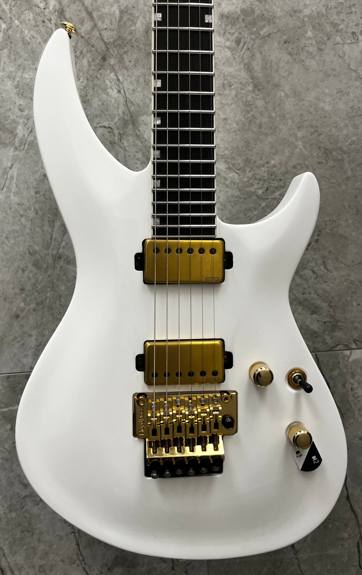 ESP LTD H3-1000FR Electric Guitar, Snow White W/ EMG'S AND