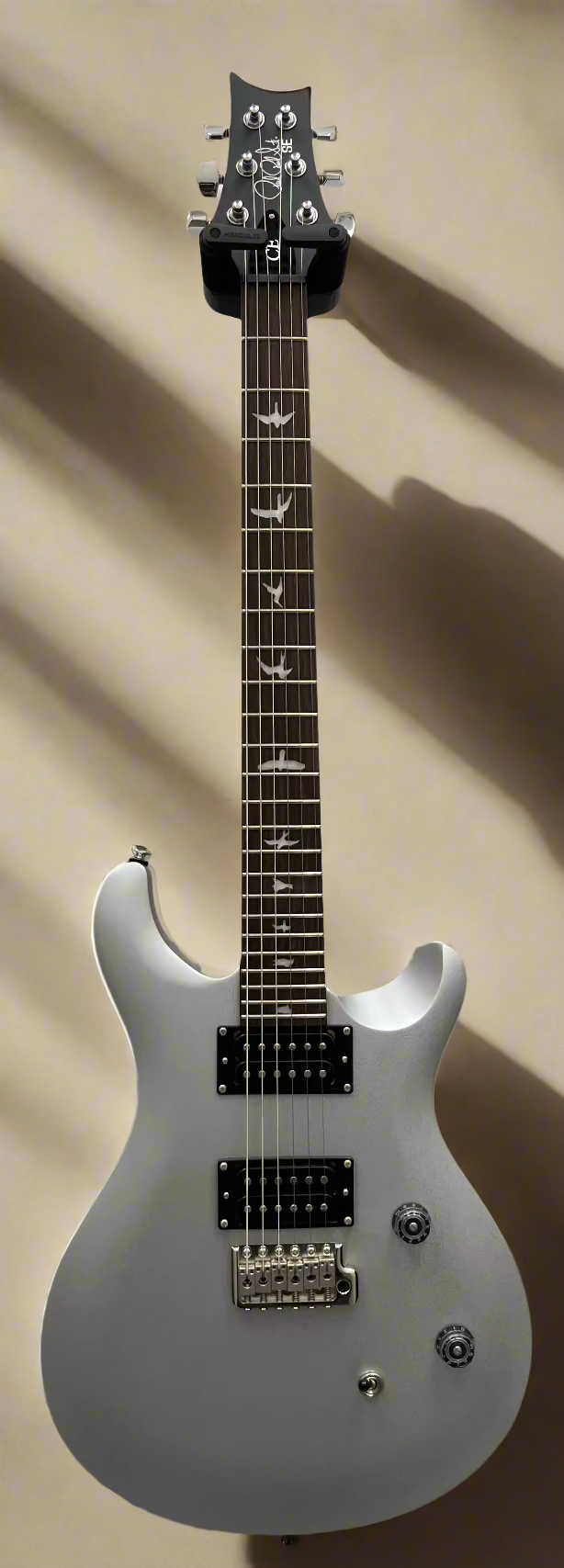 PRS Guitars SE CE 24 Standard Satin Electric Guitar with Gigbag - Metallic Silver 113130::MS: SERIAL NUMBER CTIG108359 - 6.8 LBS