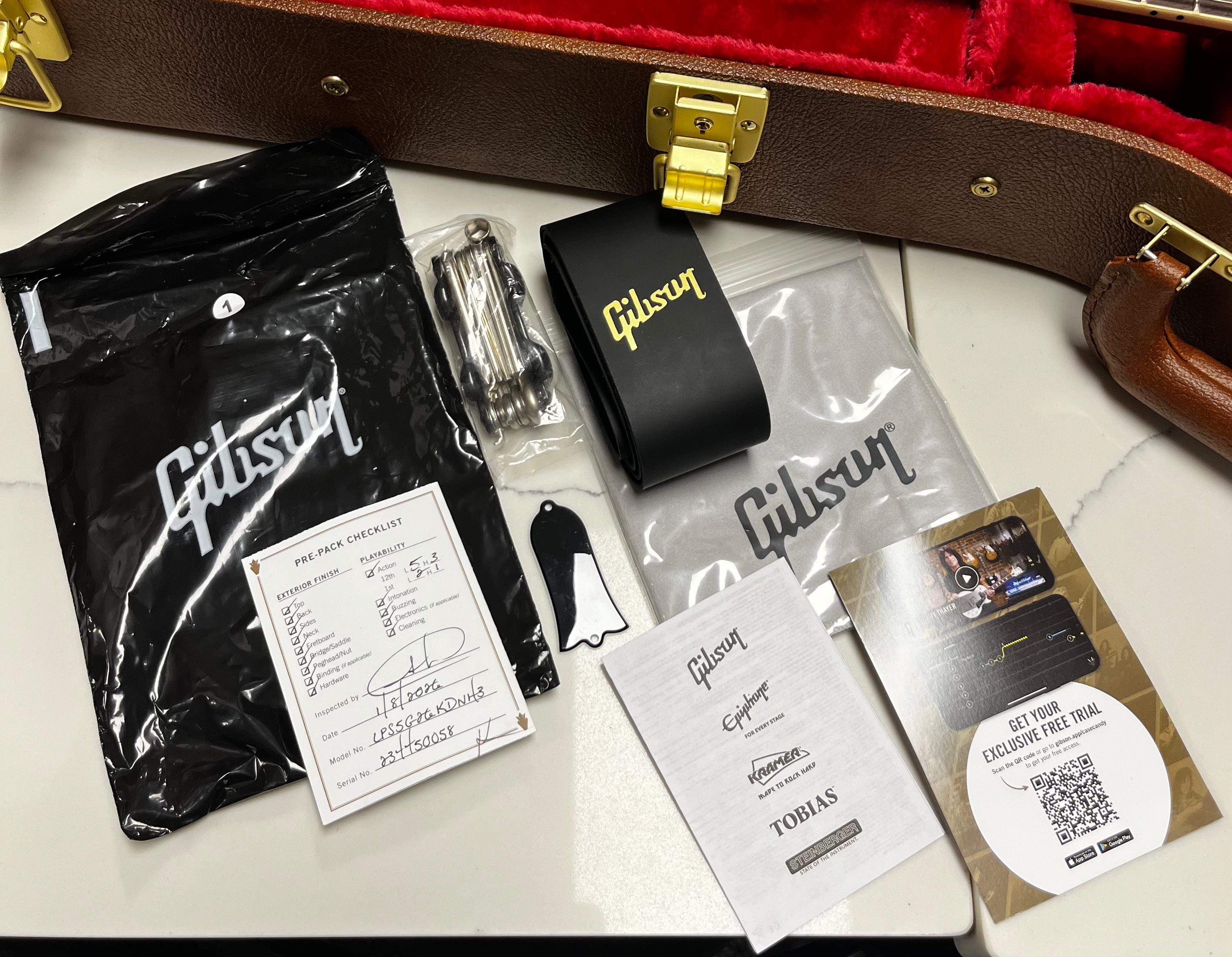 Gibson USA Les Paul Standard 50s AAA Figured Top Kindred Burst LPS5G26KDNH SERIAL NUMBER 234450058 - 10 lbs 1 OZ