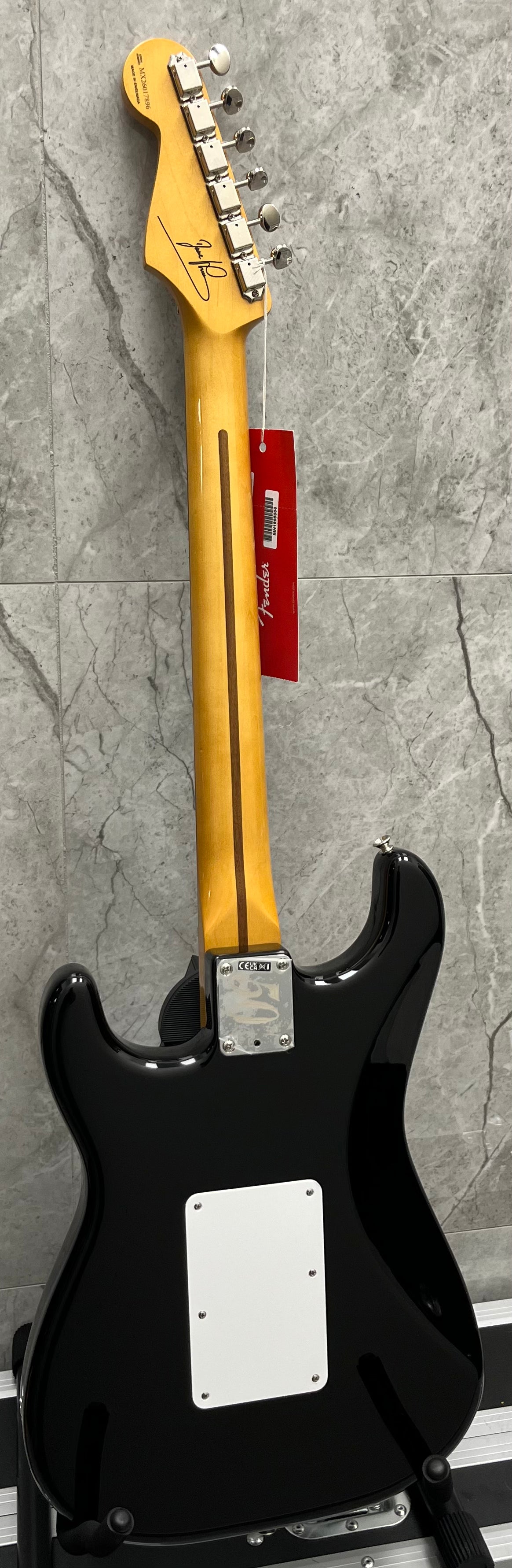 Fender Limited Edition 50th Anniversary Dave Murray Stratocaster Rosewood Fingerboard, Black 0141010306 SERIAL NUMBER MX26017896 - 8 LBS 5 OZ