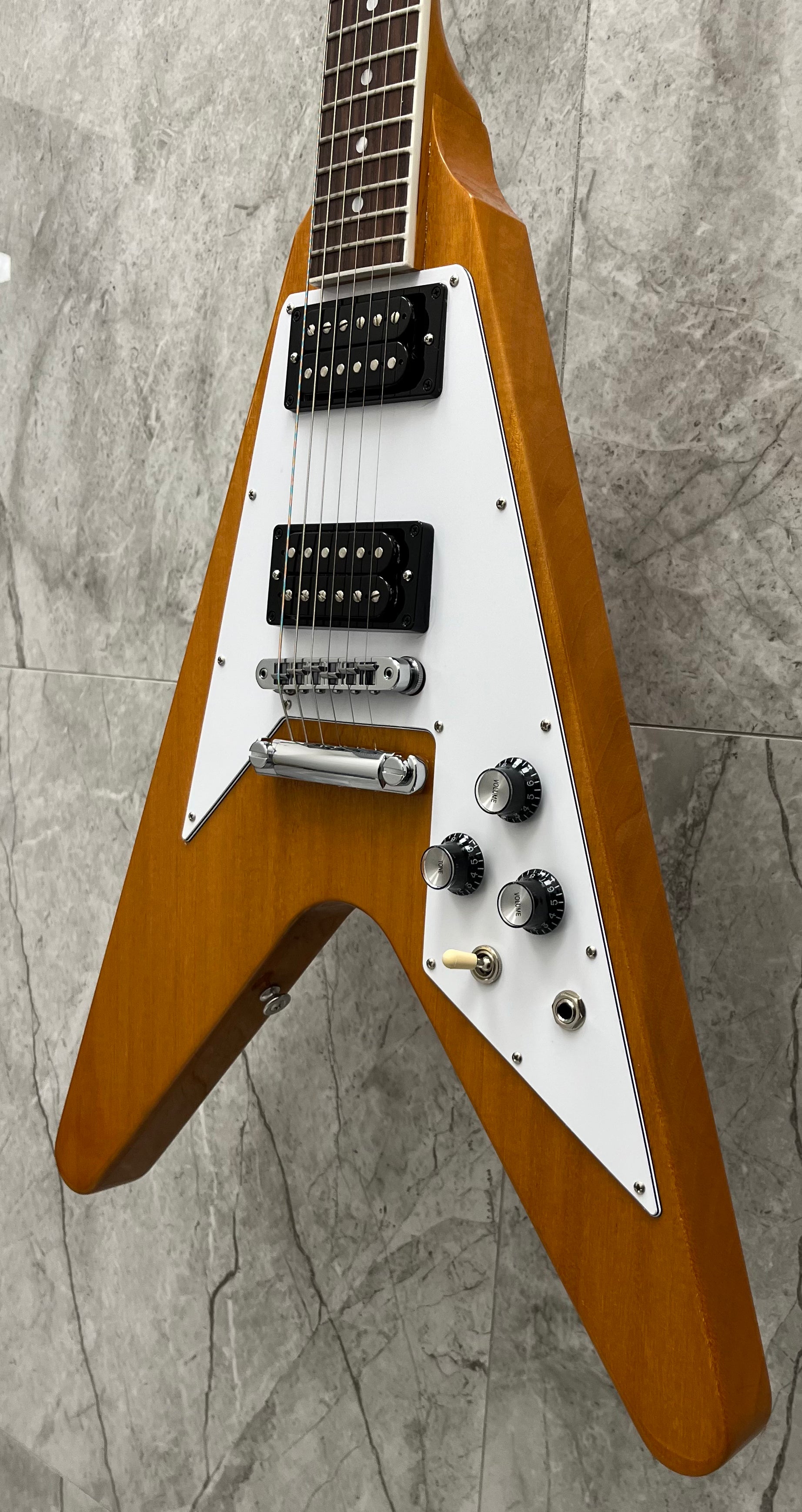 Gibson USA 70s Flying V Antique Natural DSVS00ANCH