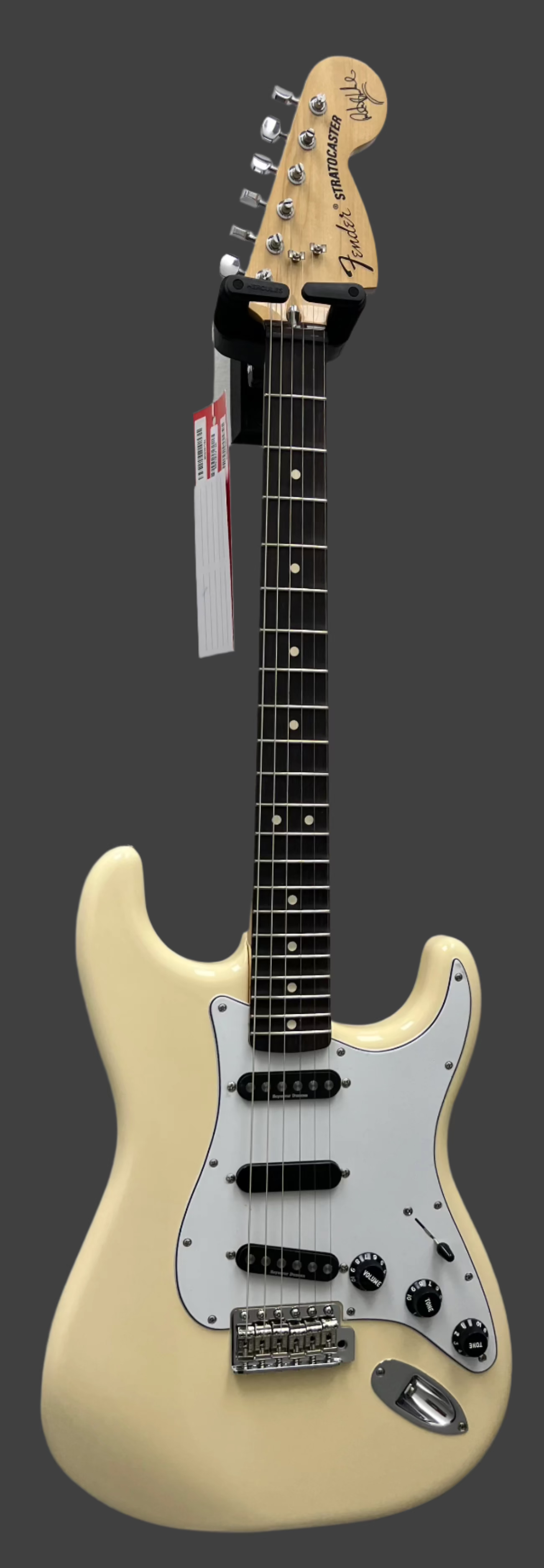 Fender Ritchie Blackmore Stratocaster Scalloped Rosewood Fingerboard Olympic White 0139010305 SERIAL NUMBER MX24091048 - 7.4 LBS