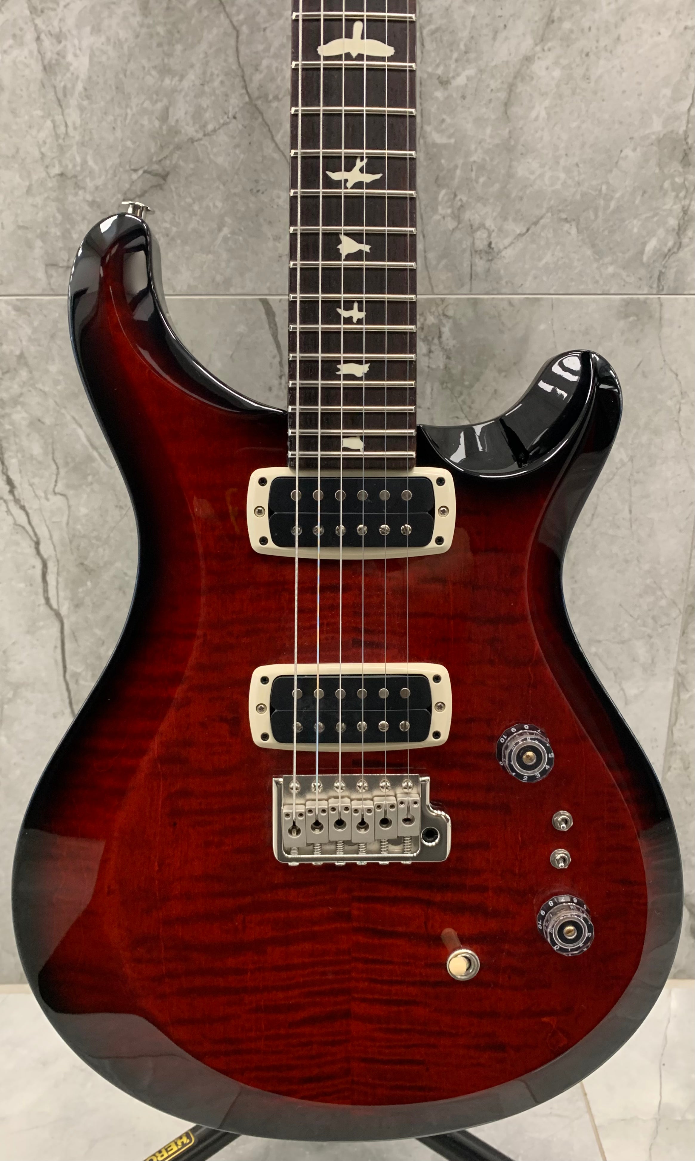 PRS Guitars USA S2 Custom 24-08 – Custom Colour – Fire Red Smokeburst 112819:CC SERIAL NUMBER S2072435