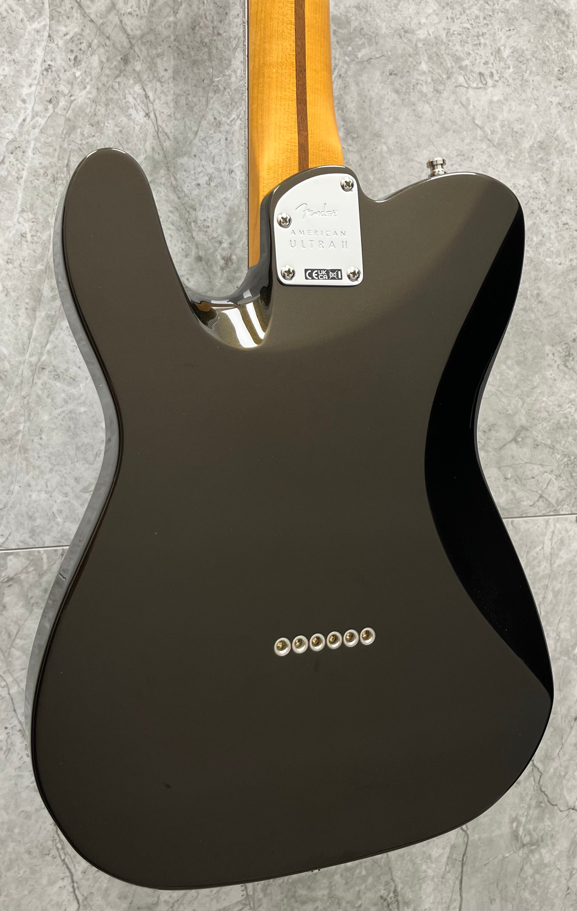 Fender American Ultra II Telecaster Ebony Fingerboard, Texas Tea 0119171790 SERIAL NUMBER US24062037 - 7 LBS 11 OZ