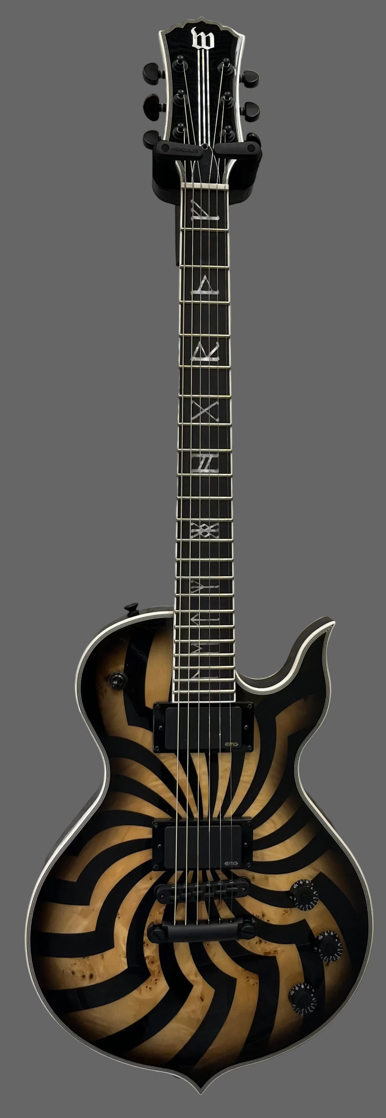 Wylde Audio Odin Grail Buzzsaw Charcoal Burst 4539-SHC SERIAL NUMBER WA26060094 - 9 LBS 2 OZ