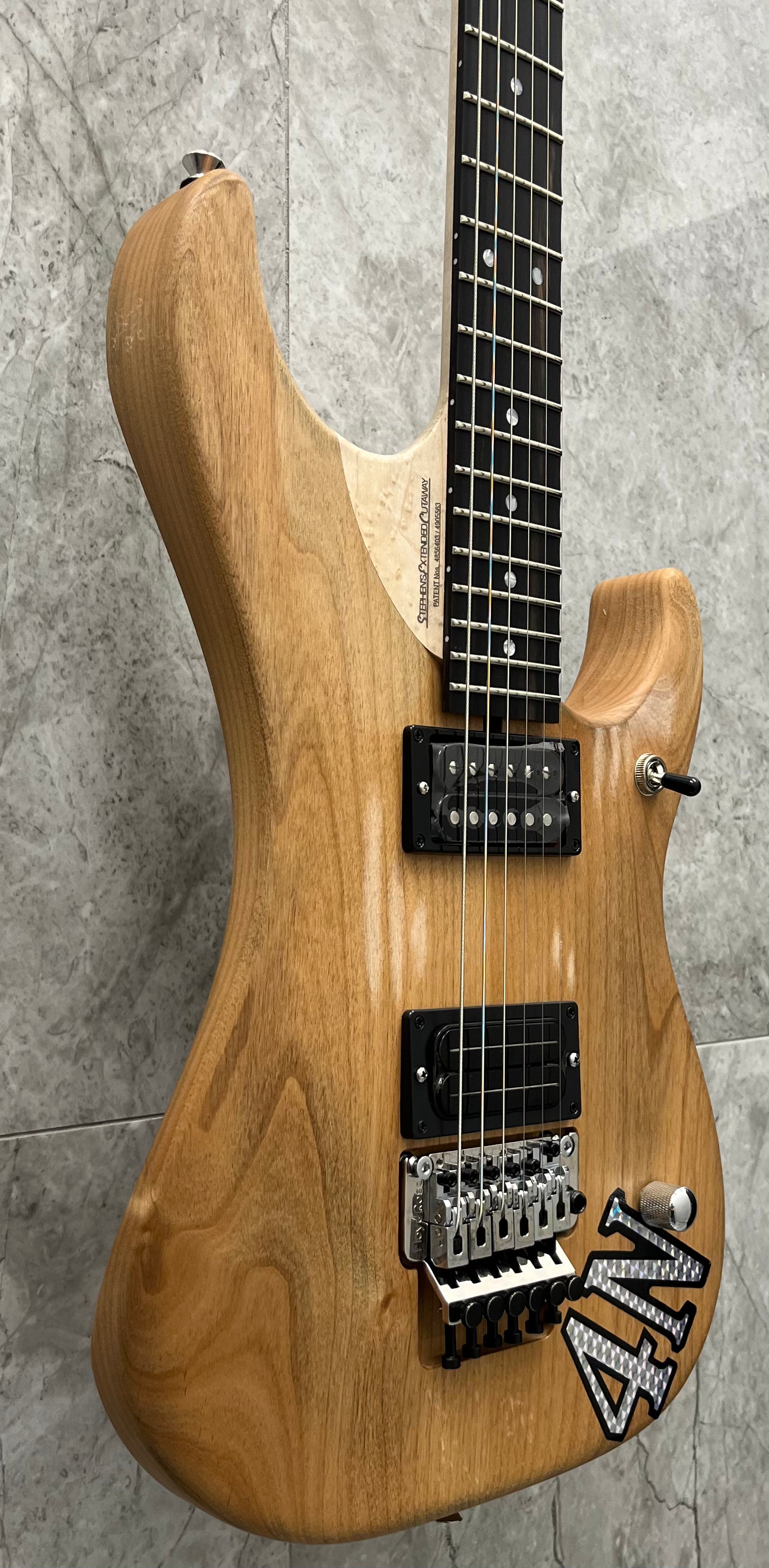 Washburn Nuno Bettencourt USA Series Electric Guitar With Hardcase, Matte Natural 4N-D SERIAL NUMBER 2510008 - 7.0 LBS