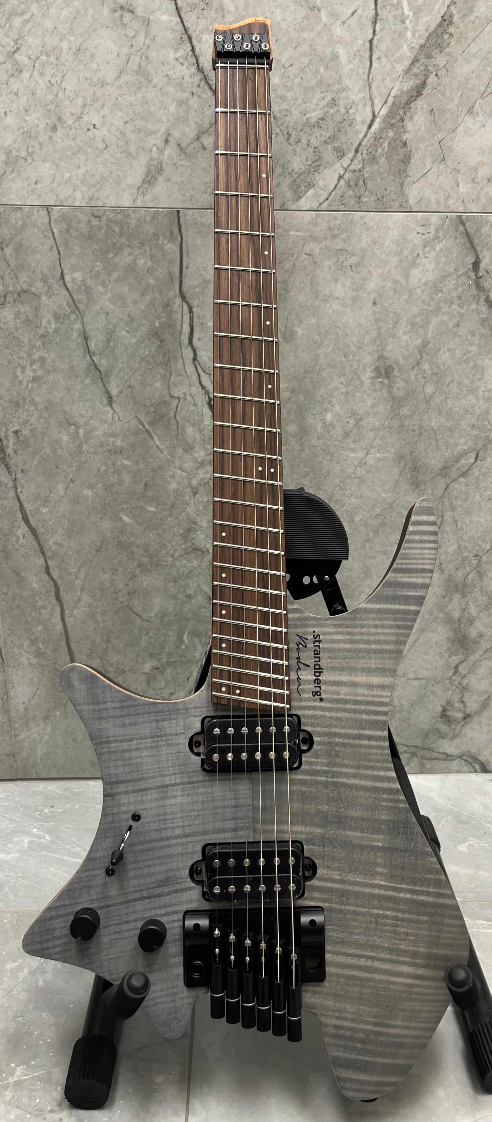 Strandberg Boden Standard NX 6 Left Handed Tremolo Charcoal BD6TCT-23SLH-R-F-BK SERIAL NUMBER C2505557 - 5 LBS 1 OZ