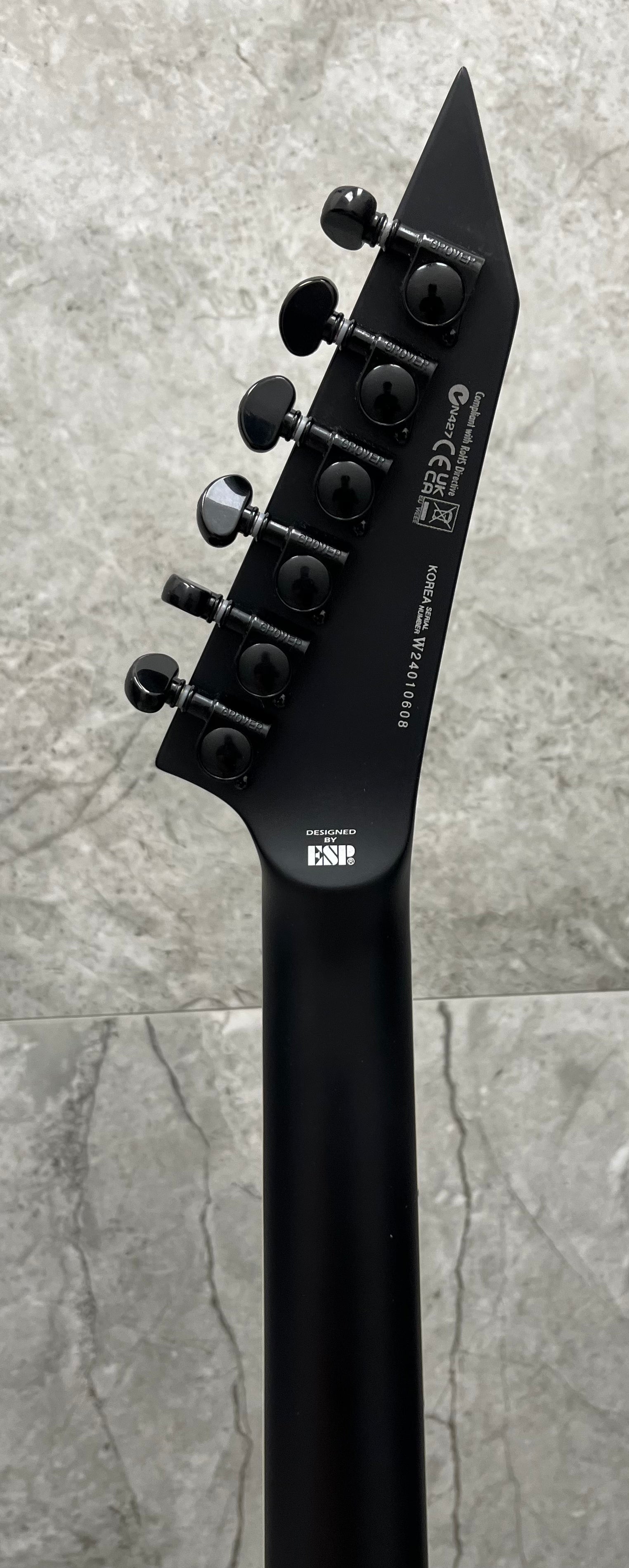 ESP LTD ARROW-1000 ARROW1000 Charcoal Burst Satin LARROW1000QMCHSBS