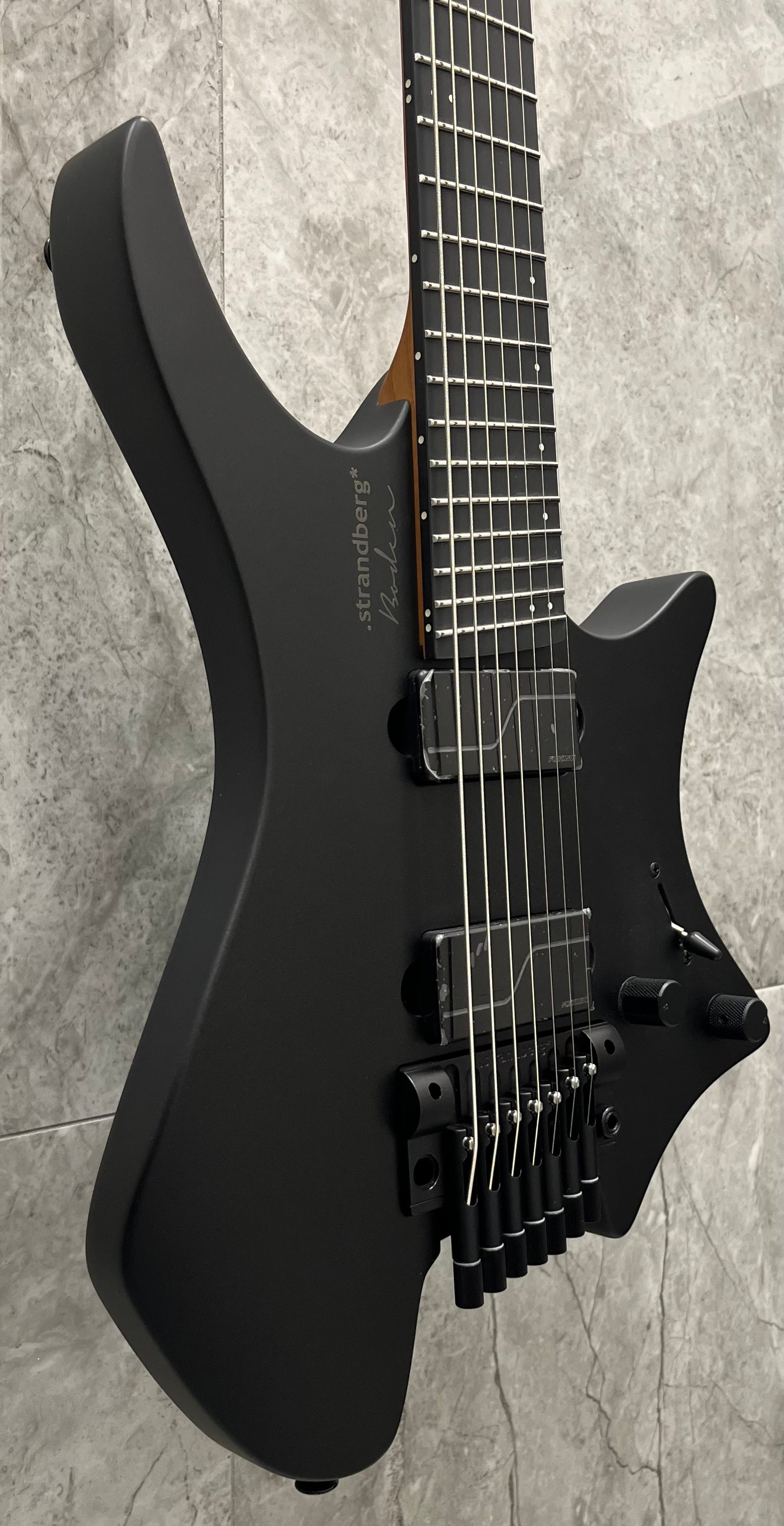 Strandberg Boden Metal NX7 7 STRING Tremolo Electric Guitar, Black Granite BD7TCT-24M-L-M-BK SERIAL NUMBER C2504672 - 5 LBS 10 OZ