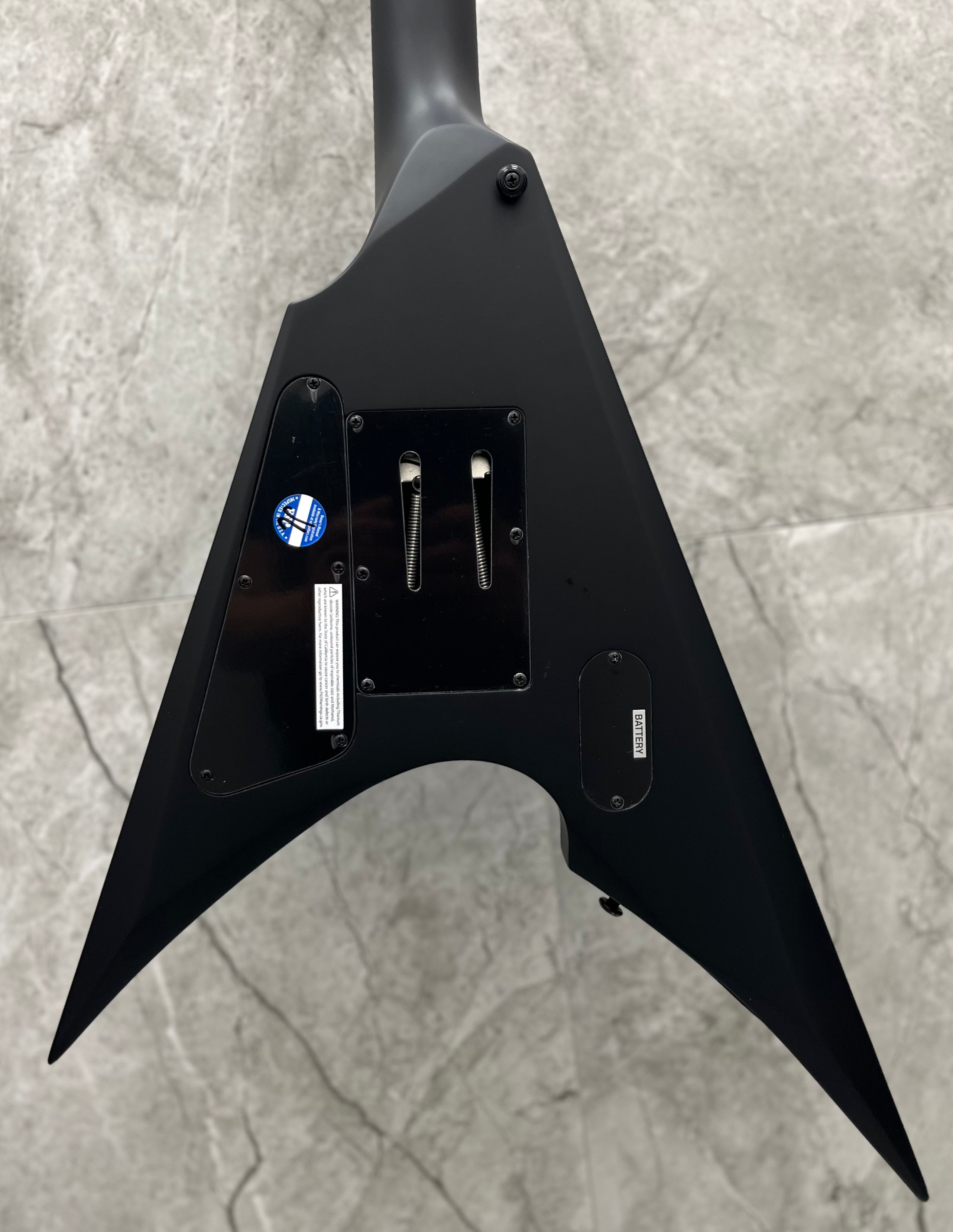 ESP LTD ARROW BLACK METAL BLACK SATIN LARROWBKMBLKS LAST ONE