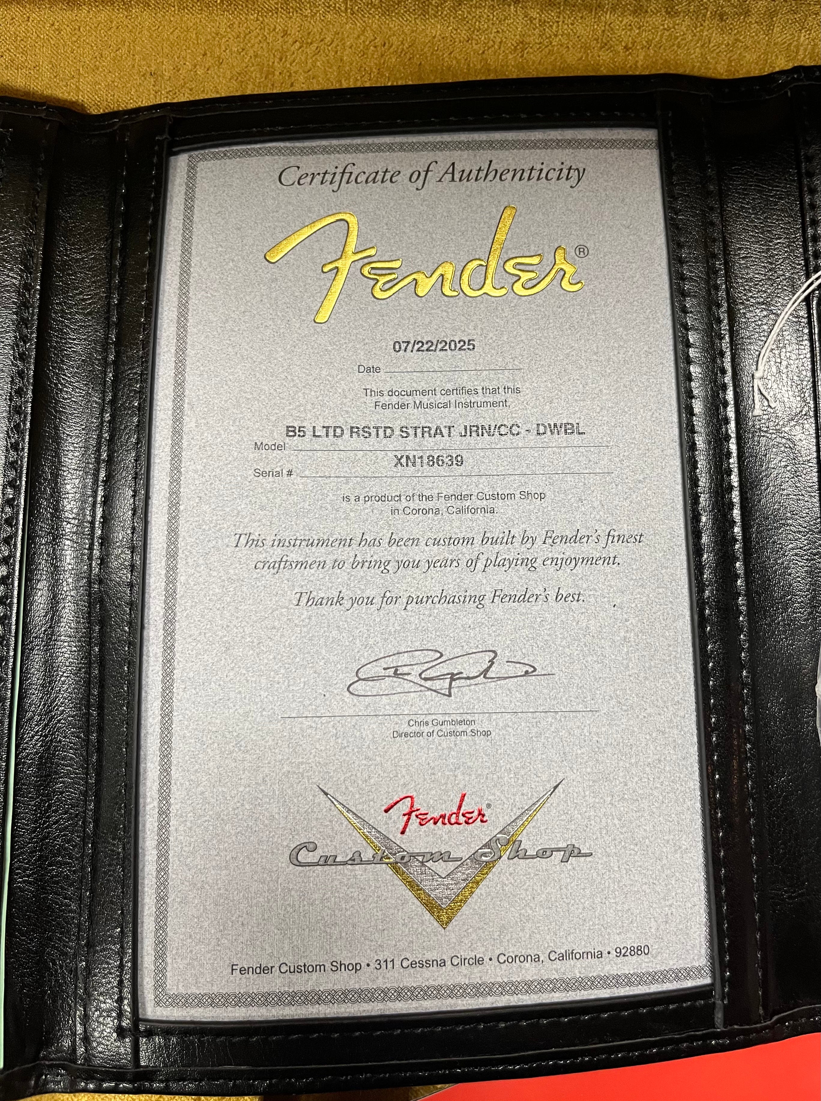 Fender USA Custom Shop Limited Edition Roasted Stratocaster Journeyman Relic with Closet Classic Hardware, Rosewood Fingerboard, Dirty White Blonde 9235700070 SERIAL NUMBER 18639 - 7.0 LBS