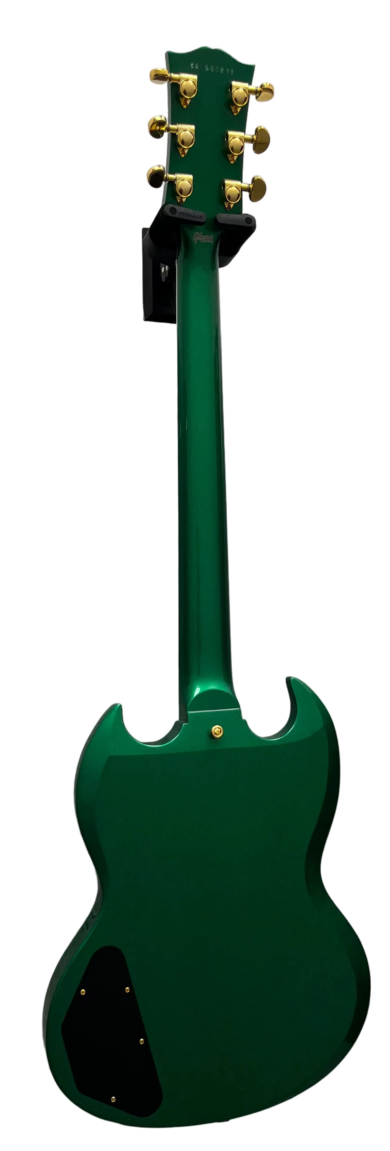 Gibson Custom Shop SG Custom 3-Pickup VOS Electric Guitar with Hardshell Case - TV Planet Green CUS24327 SERIAL NUMBER CS502819 - 7 LBS 6 OZ