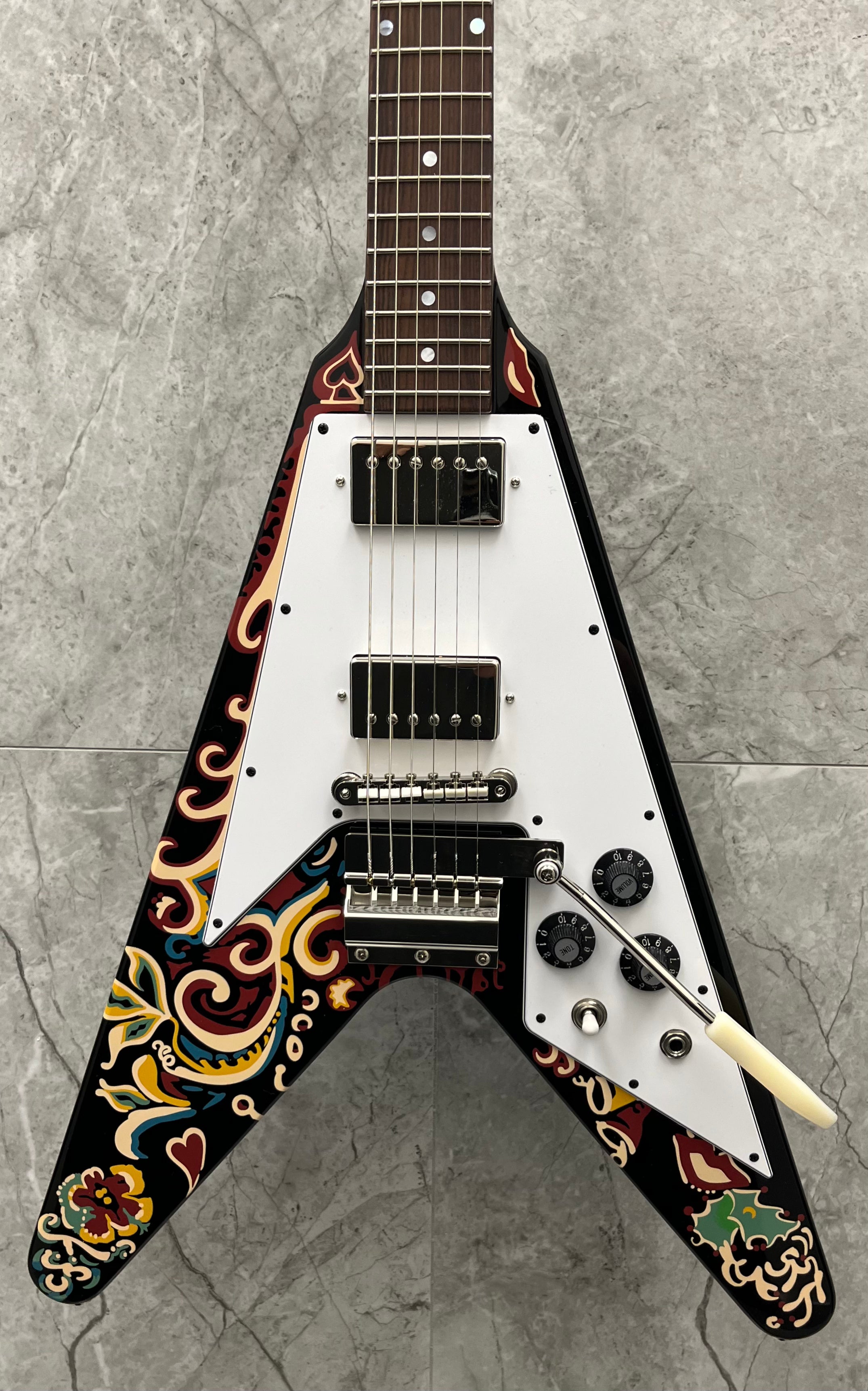Epiphone Inspired by Gibson Custom Jimi Hendrix Love Drops Flying V -
