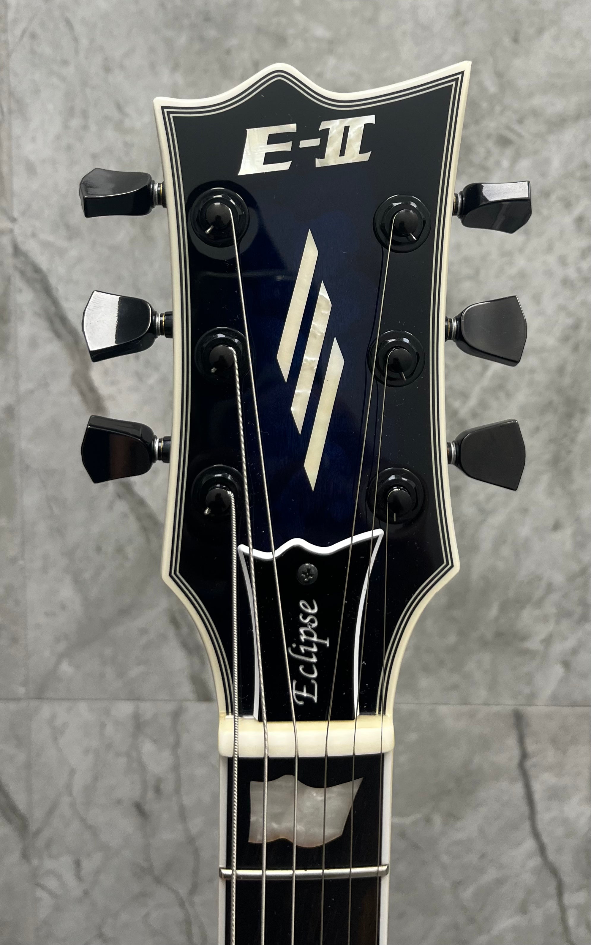 ESP EII Eclipse E-II MADE IN JAPAN Electric Guitar Reindeer Blue EIIECQMRDB PLAYER GRADE SERIAL NUMBER ES1273213 - 7 LBS 6 OZ