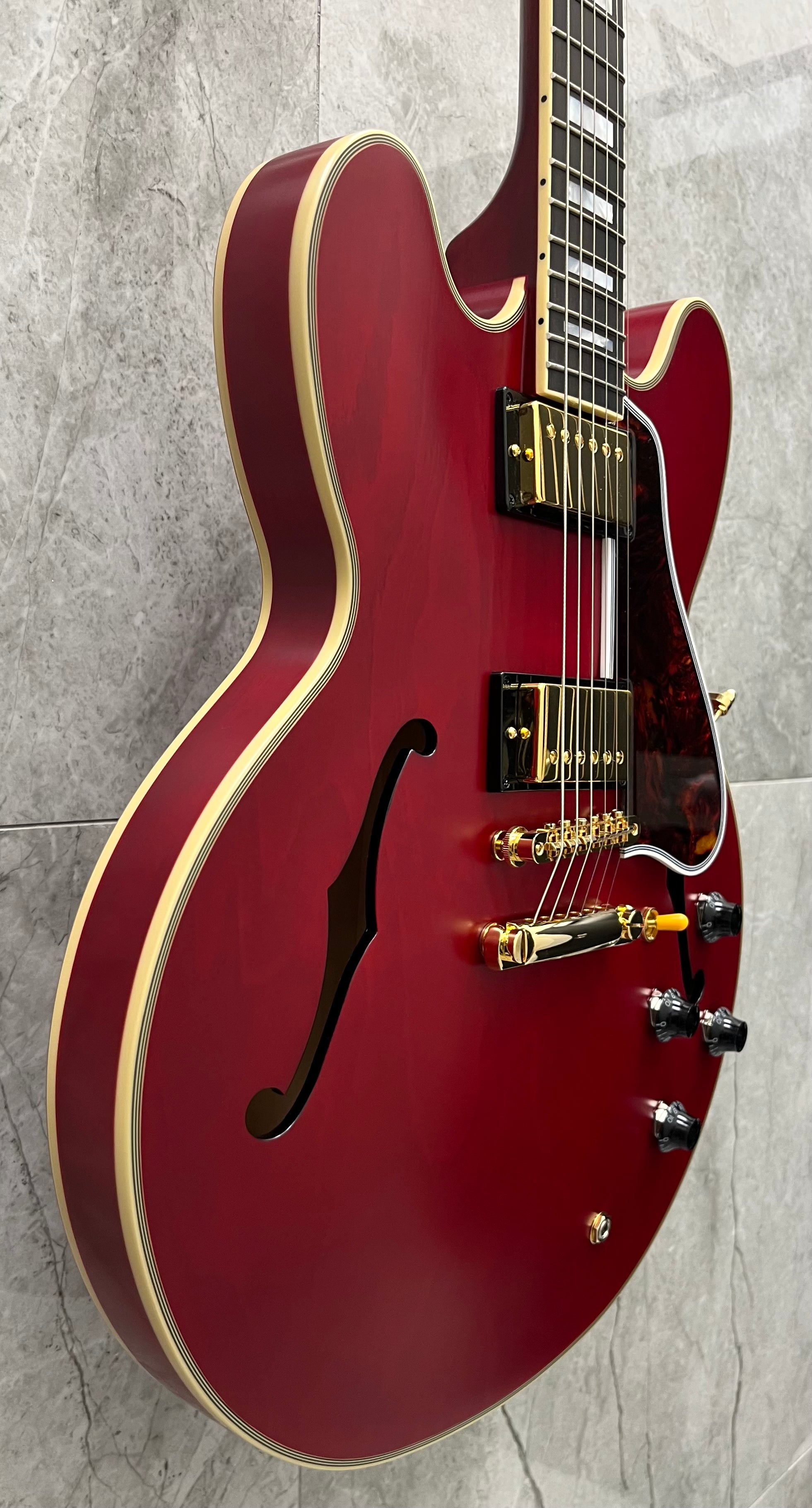 Epiphone ES355 ( GIBSON HEADSTOCK ) 1959 ES-355 w/Case - Cherry Red EC35559CHVGH SERIAL NUMBER 24101510724 - 8.8 LBS