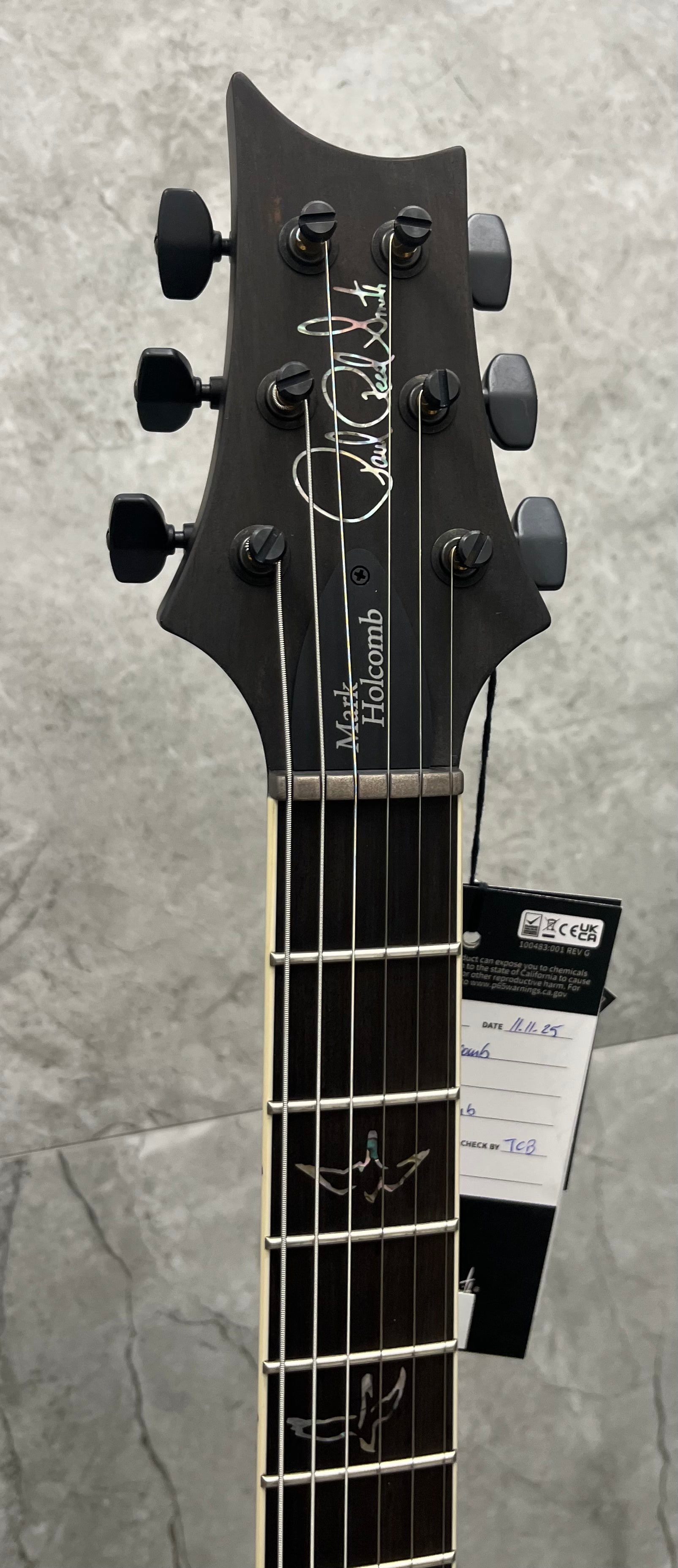 PRS USA MARK HOLCOMB SIGNATURE SATIN - HOLCOMB WRAPAROUND BURST 0417543 HAND PICKED SERIAL NUMBER 250417543 - 7 LBS 4 OZ