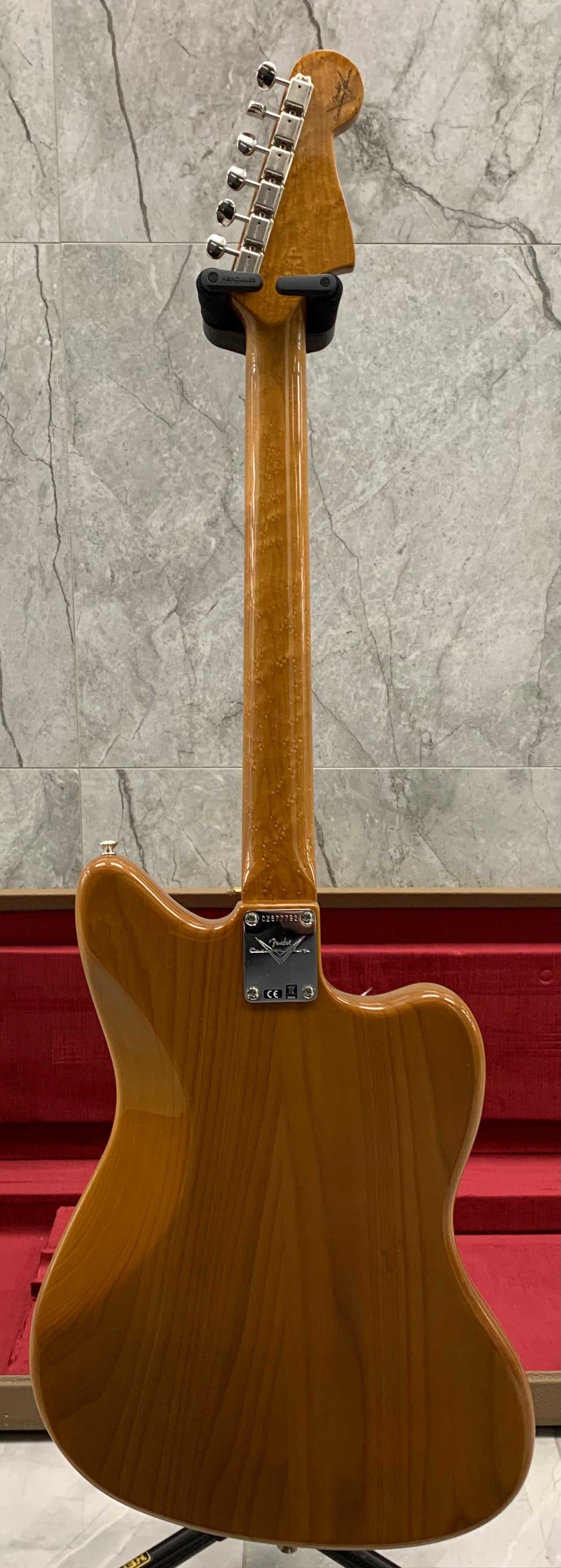 Fender Custom Shop Left Handed 62 Jazzmaster Artisan KOA NOS Aged Natural 9231013223 SERIAL NUMBER CZ577792 8.6 LBS