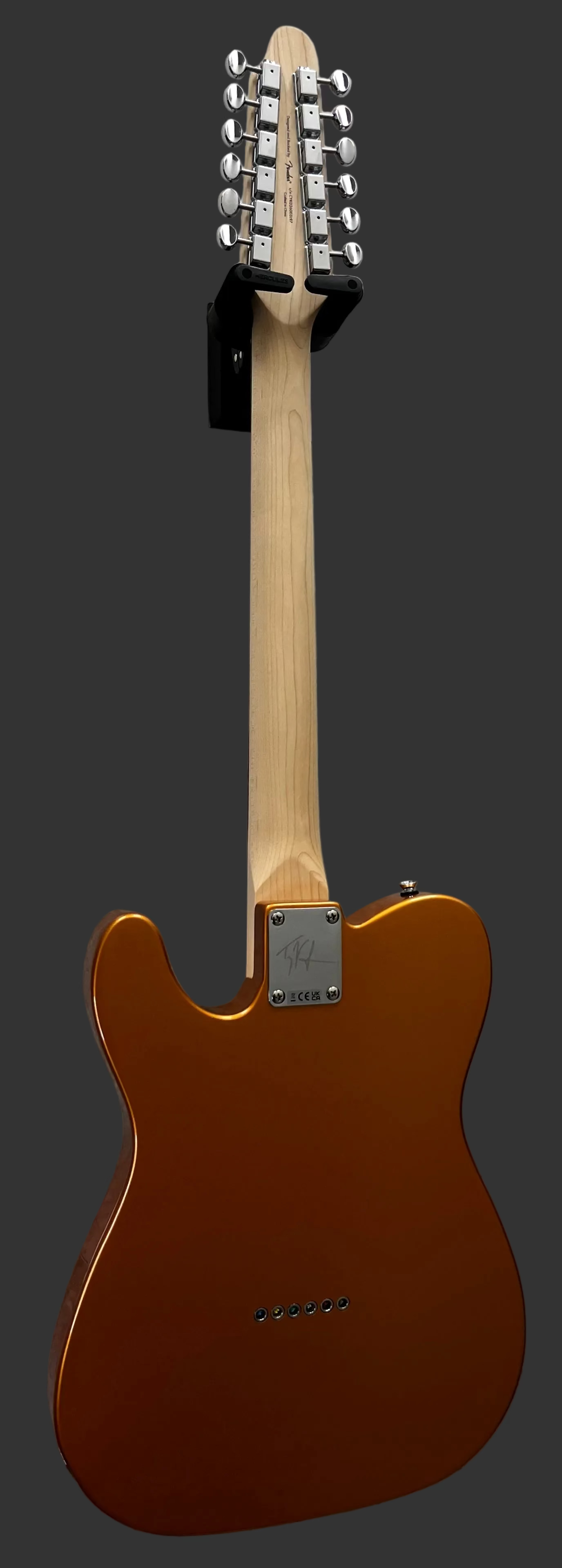 SQUIER Paranormal Troy Van Leeuwen Telecaster XII Tortoiseshell Pickguard, Copper 0371030594 SERIAL NUMBER CYKD26003197 - 7 LBS 12 OZ