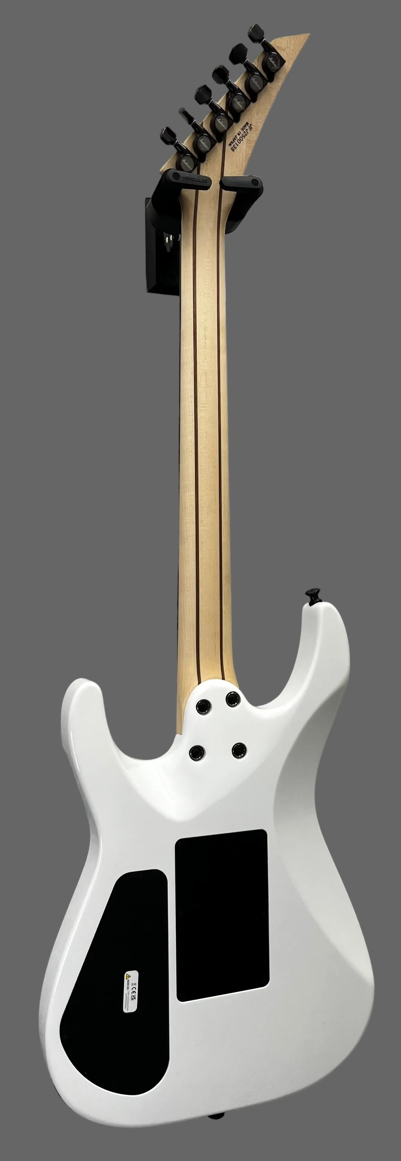 Jackson Made in Japan MJ Series Dinky DKR, Ebony Fingerboard, Snow White 2904009276 SERIAL NUMBER JFJ2500138 - 7 LBS 1 OZ