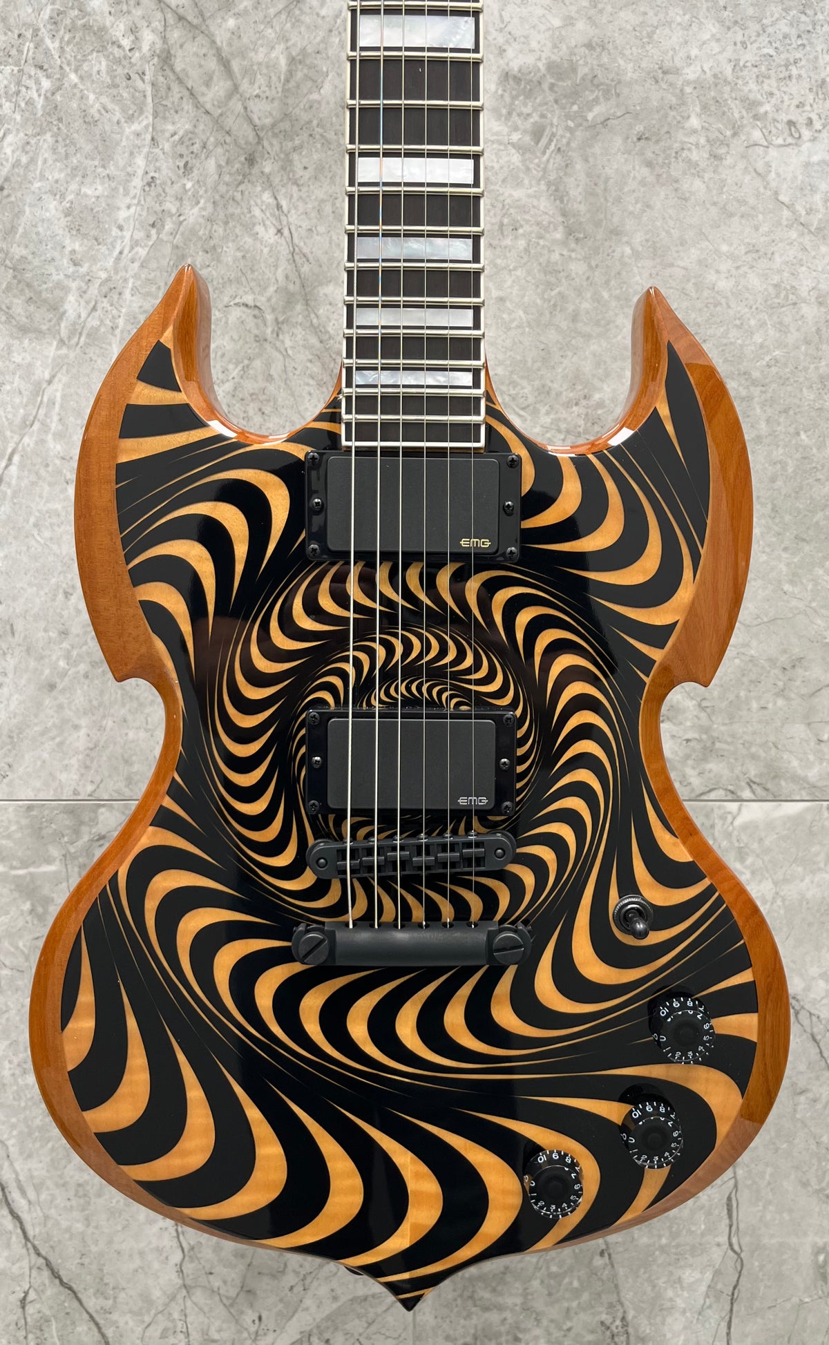 Wylde Audio Barbarian Psychic Bullseye RawTop 4525-SHC