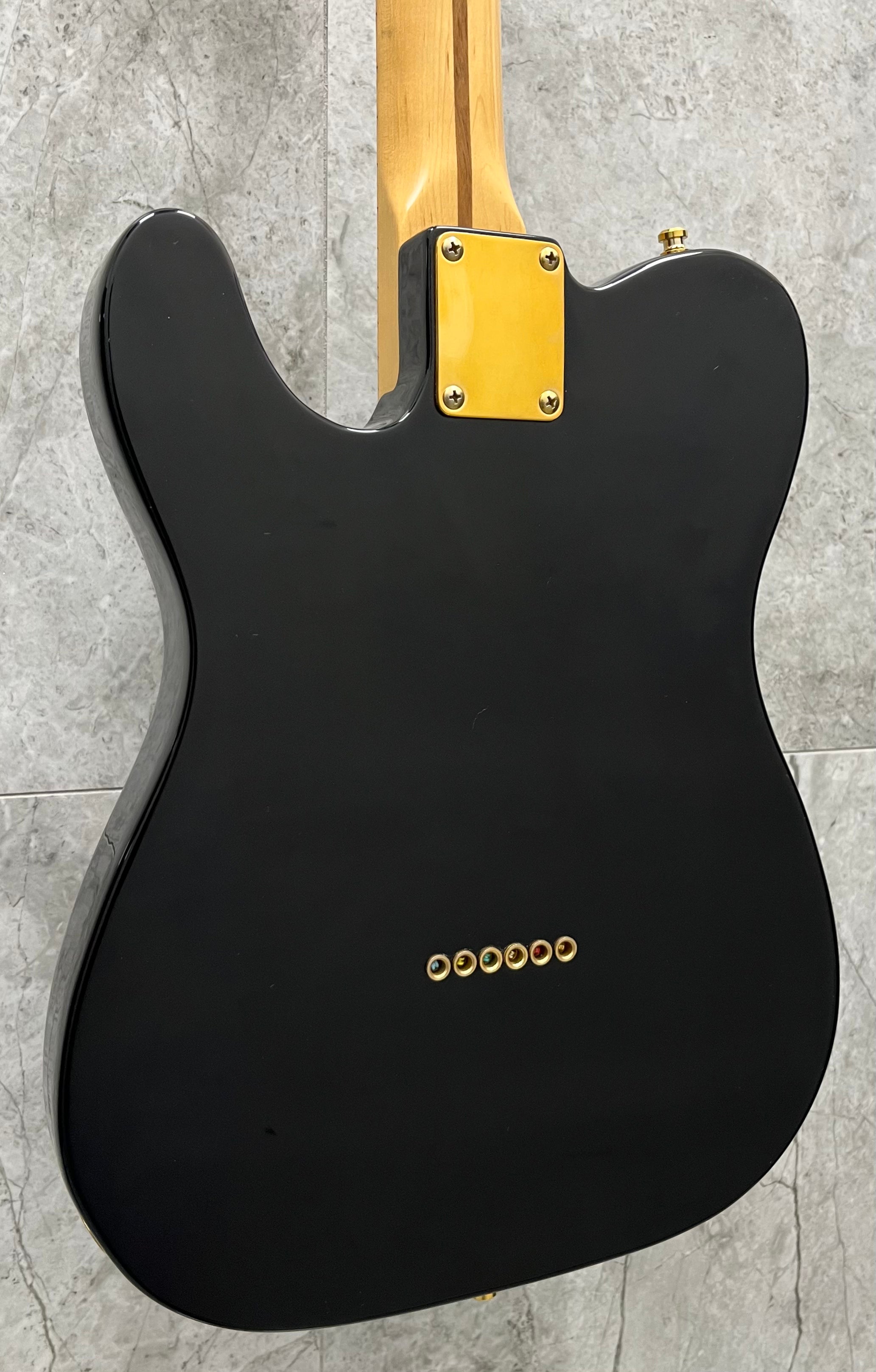 Fender USA 1993 James Burton Telecaster Black and Gold Paisley USED SERIAL NUMBER N3942698 - 7 LBS 6 OZ