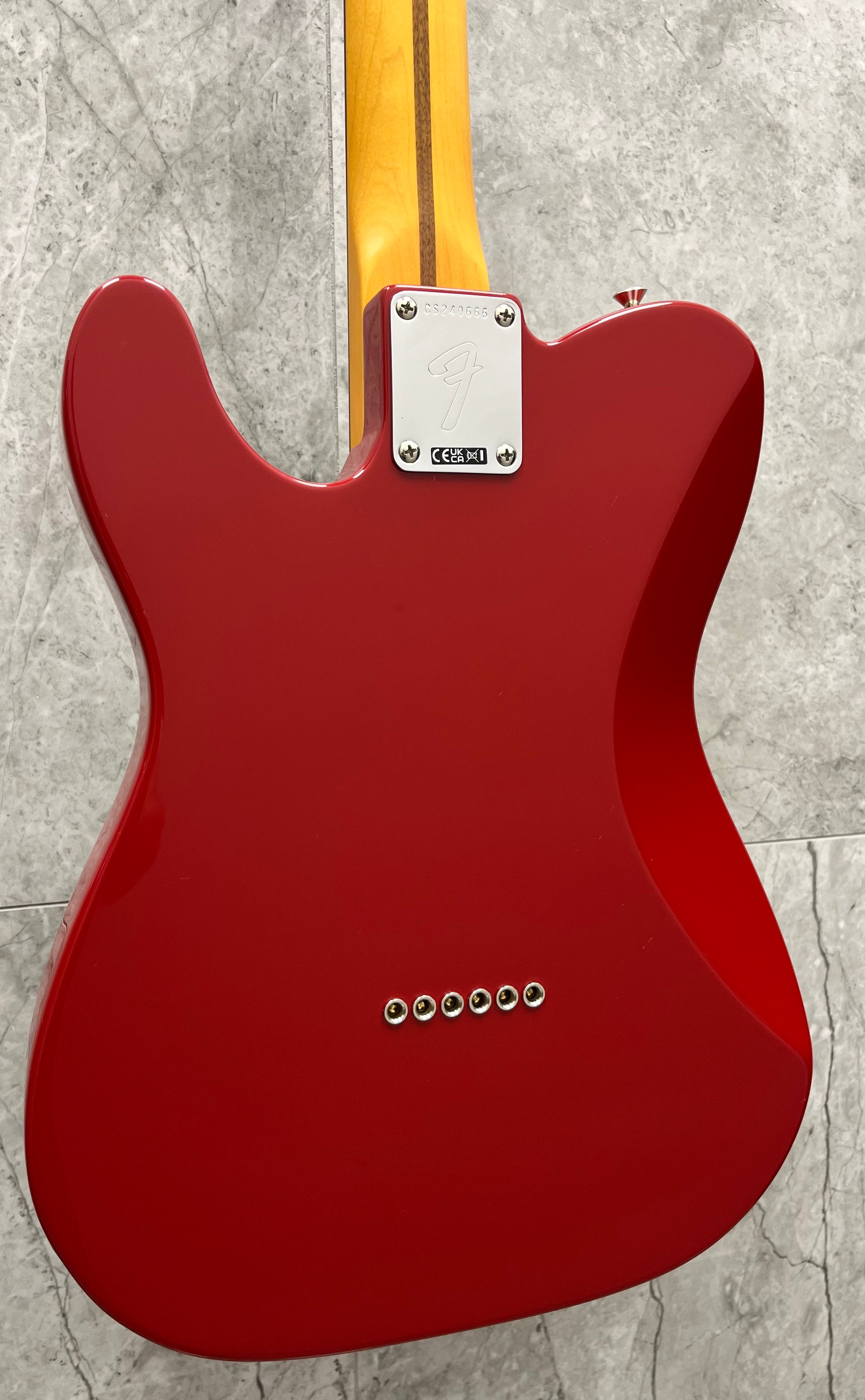 Fender USA Chris Shiflett Cleaver Telecaster Deluxe, Rosewood Fingerboard, Dakota Red 0117450754 SERIAL NUMBER CS240666 - 8.2 LBS
