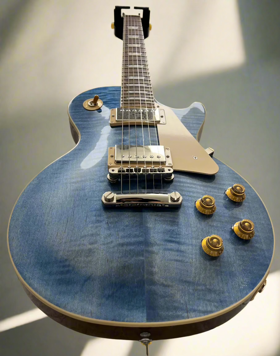 Gibson USA Les Paul Standard 50s Figured Top - Ocean Blue LPS500OBNH SERIAL NUMBER 229130137 - 8.4 LBS