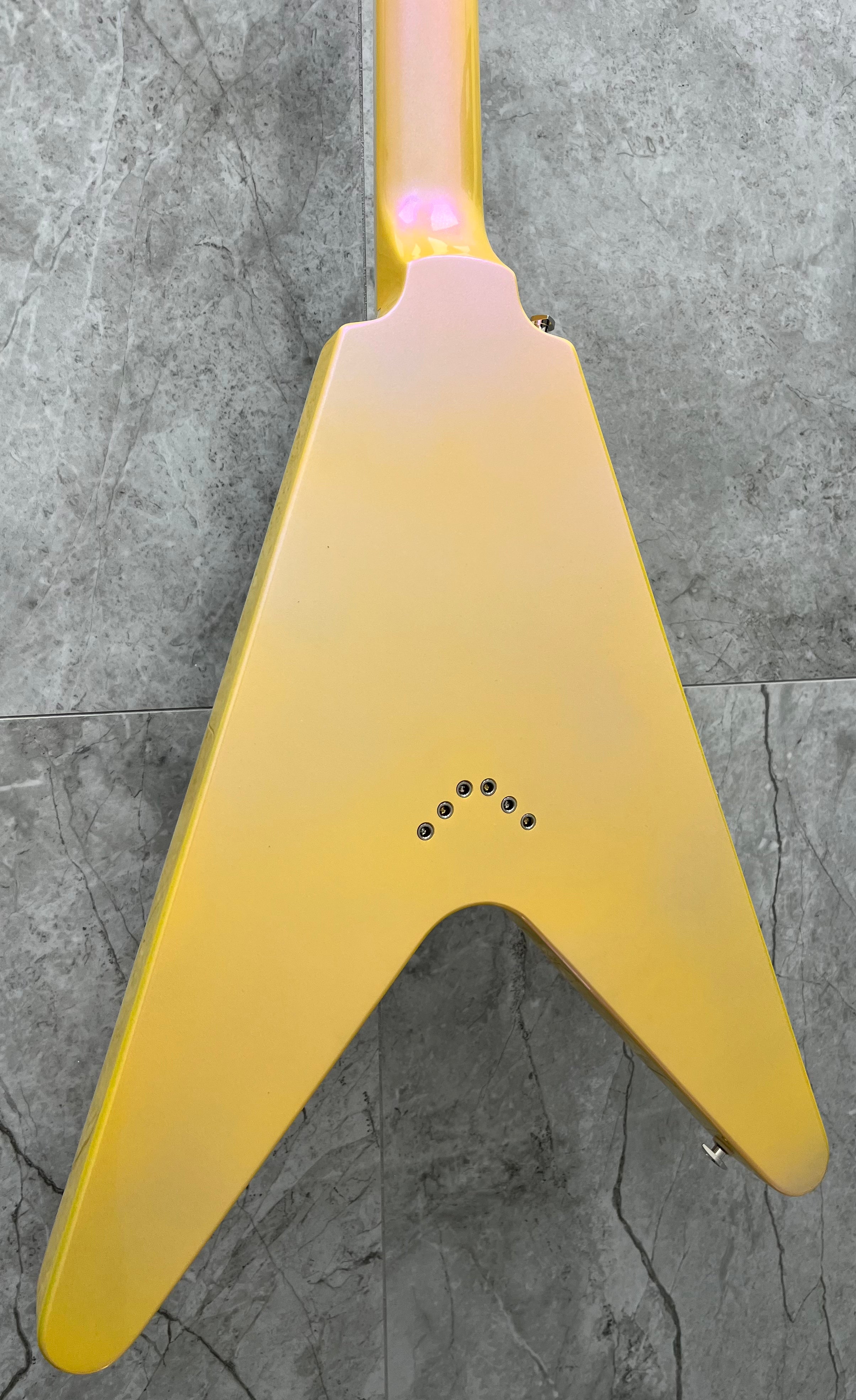 Epiphone Futura Flying V Custom Stainless Steel Frets Solaris Shift W/ GIG BAG EIFFVCSLSNH SERIAL NUMBER 25111526099 - 7 LBS 10 OZ