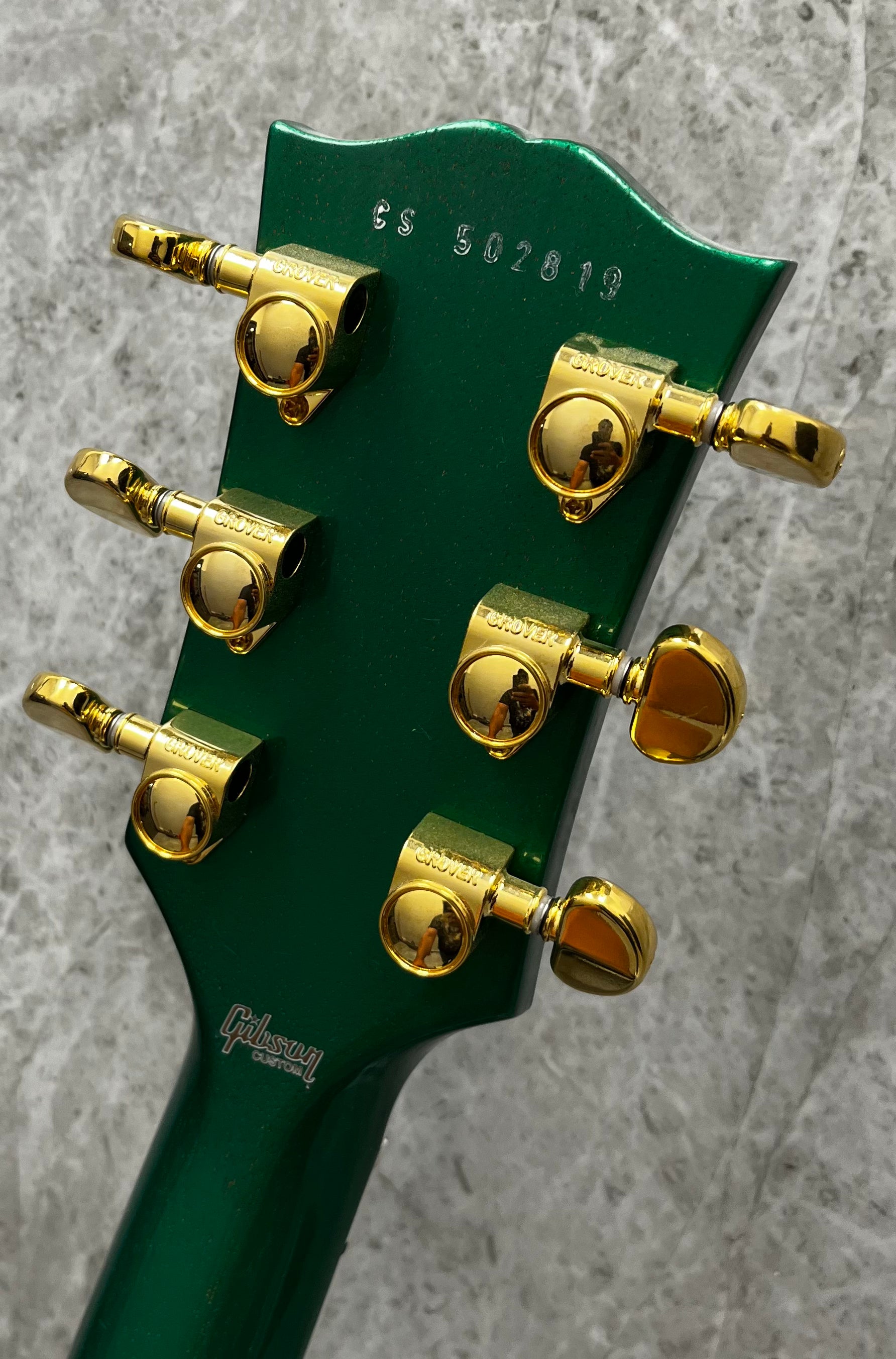 Gibson Custom Shop SG Custom 3-Pickup VOS Electric Guitar with Hardshell Case - TV Planet Green CUS24327 SERIAL NUMBER CS502819 - 7 LBS 6 OZ