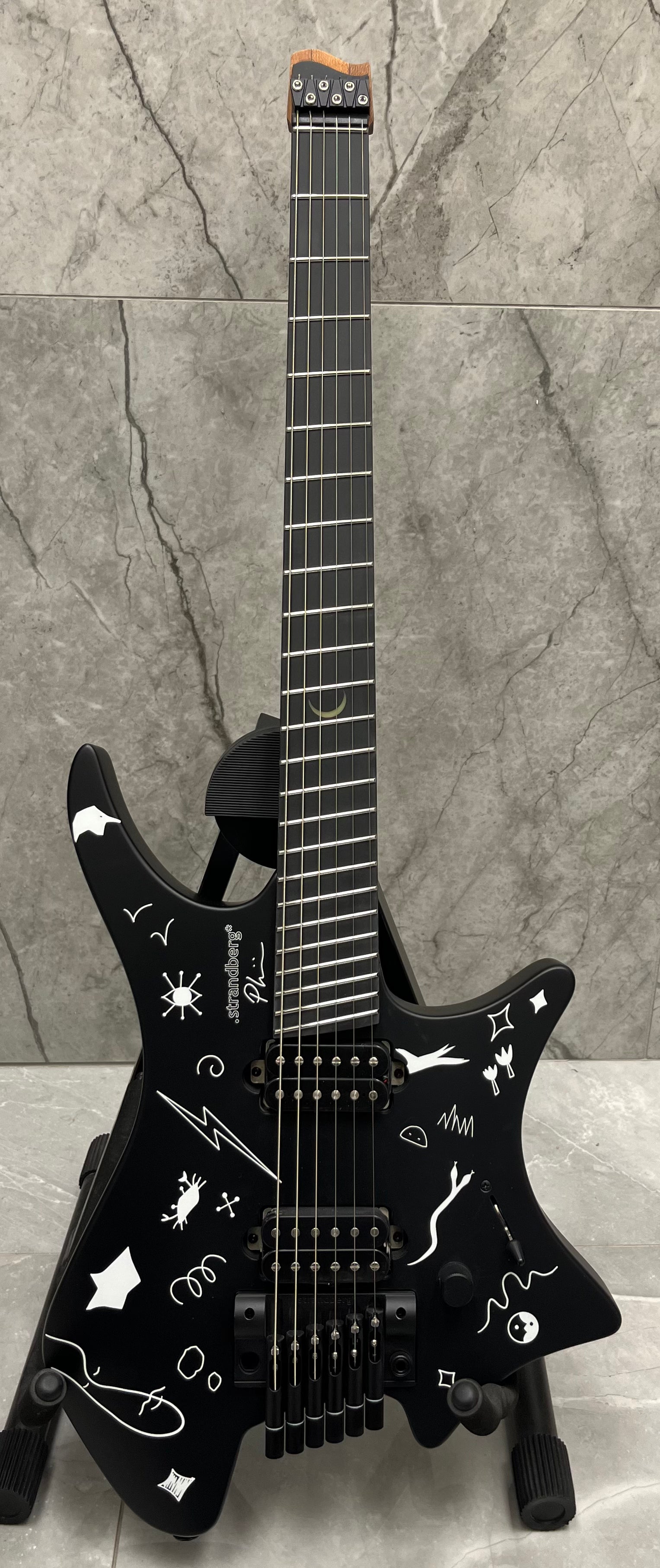 Strandberg Boden Standard NX 6 Plini Edition Mirage BD6TCT-24SI-L-S-BK SERIAL NUMBER C2506122 - 5 LBS 1 OZ