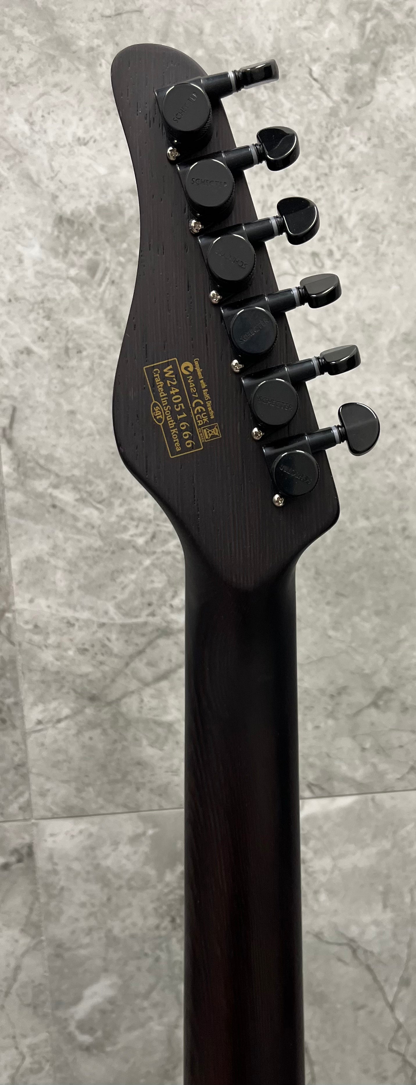 Schecter Sun Valley Super Shredder Exotic Hardtail Black Limba 1269-SHC MINT DEMO MODEL SERIAL NUMBER W24051666 - 8.0 LBS