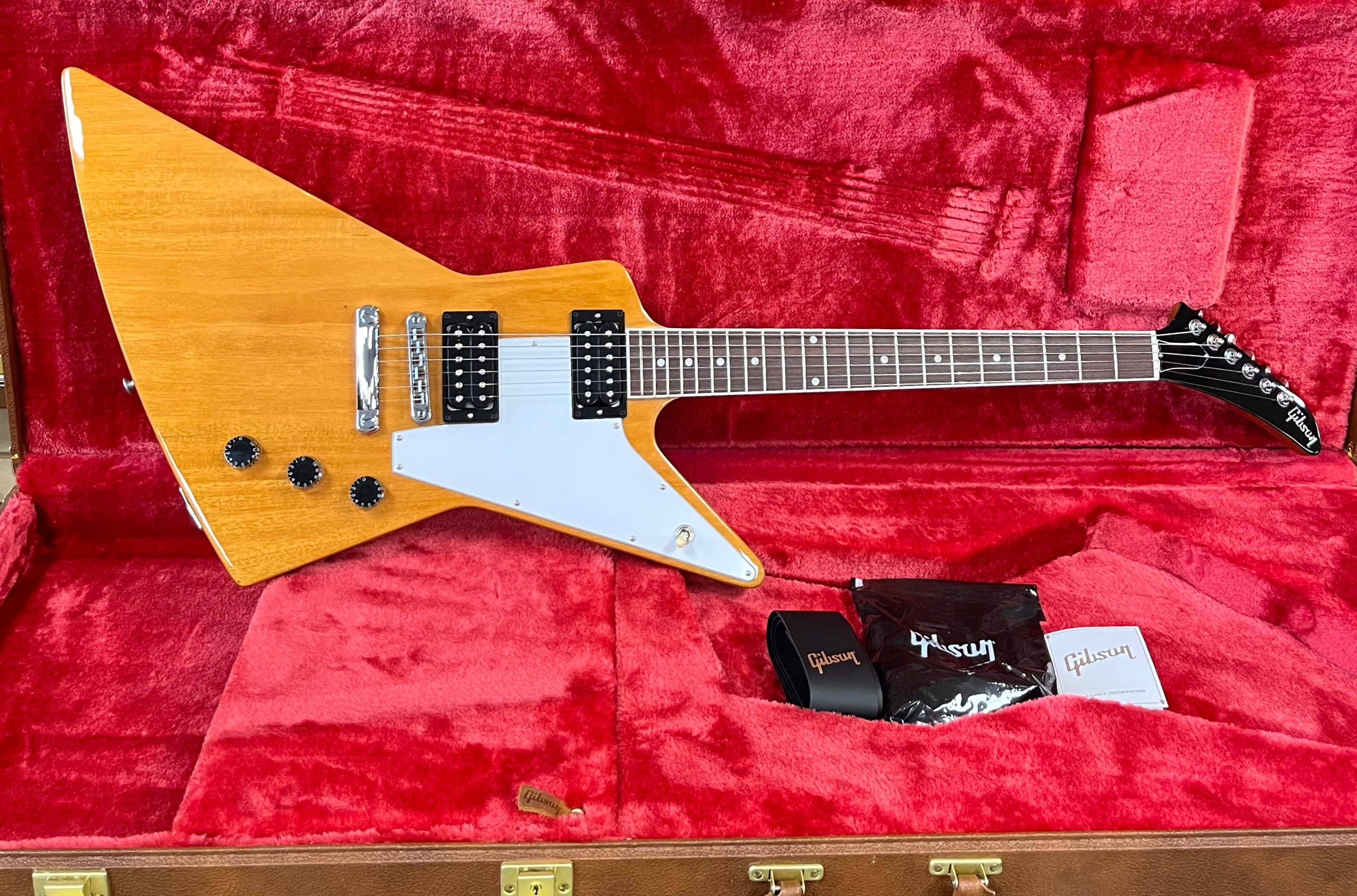 Gibson USA 70s Explorer Antique Natural DSXS00ANCH SERIAL NUMBER 234130109 - 7.4 LBS