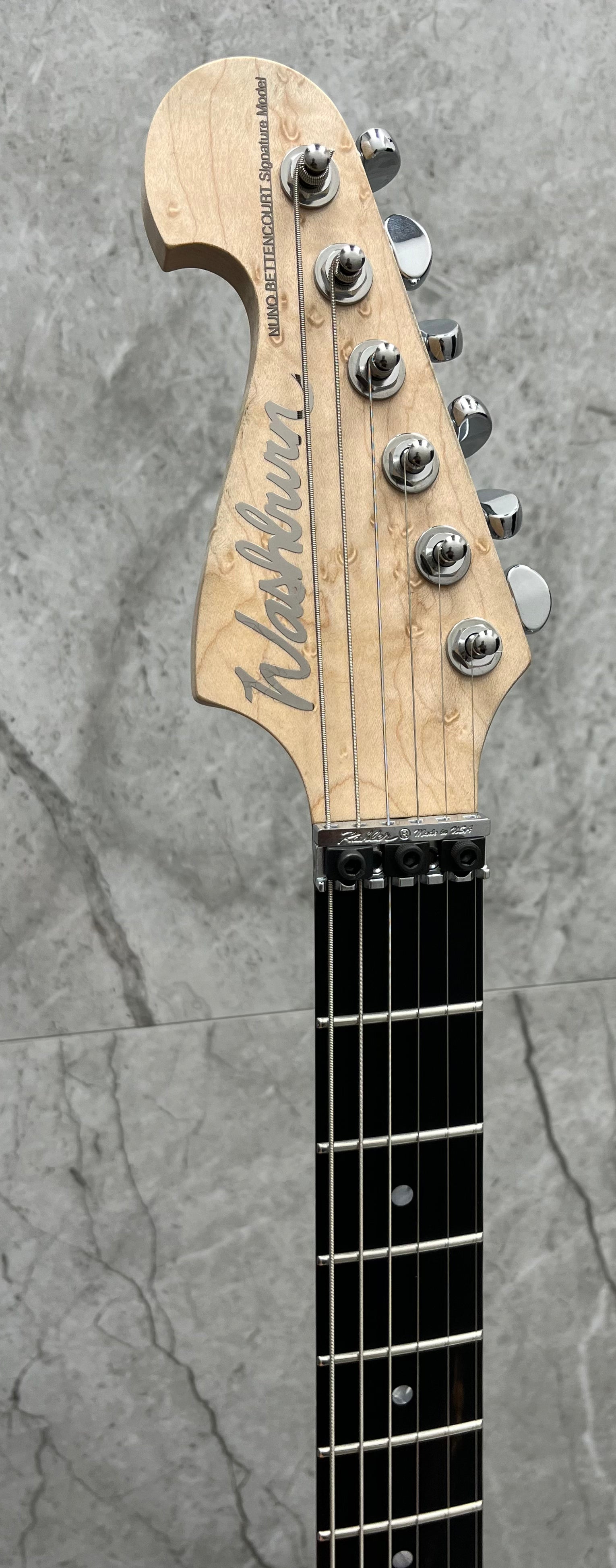 Washburn Nuno Bettencourt USA Series Electric Guitar With Hardcase, Matte Natural 4N-D SERIAL NUMBER 2510007 - 6 LBS 13 OZ