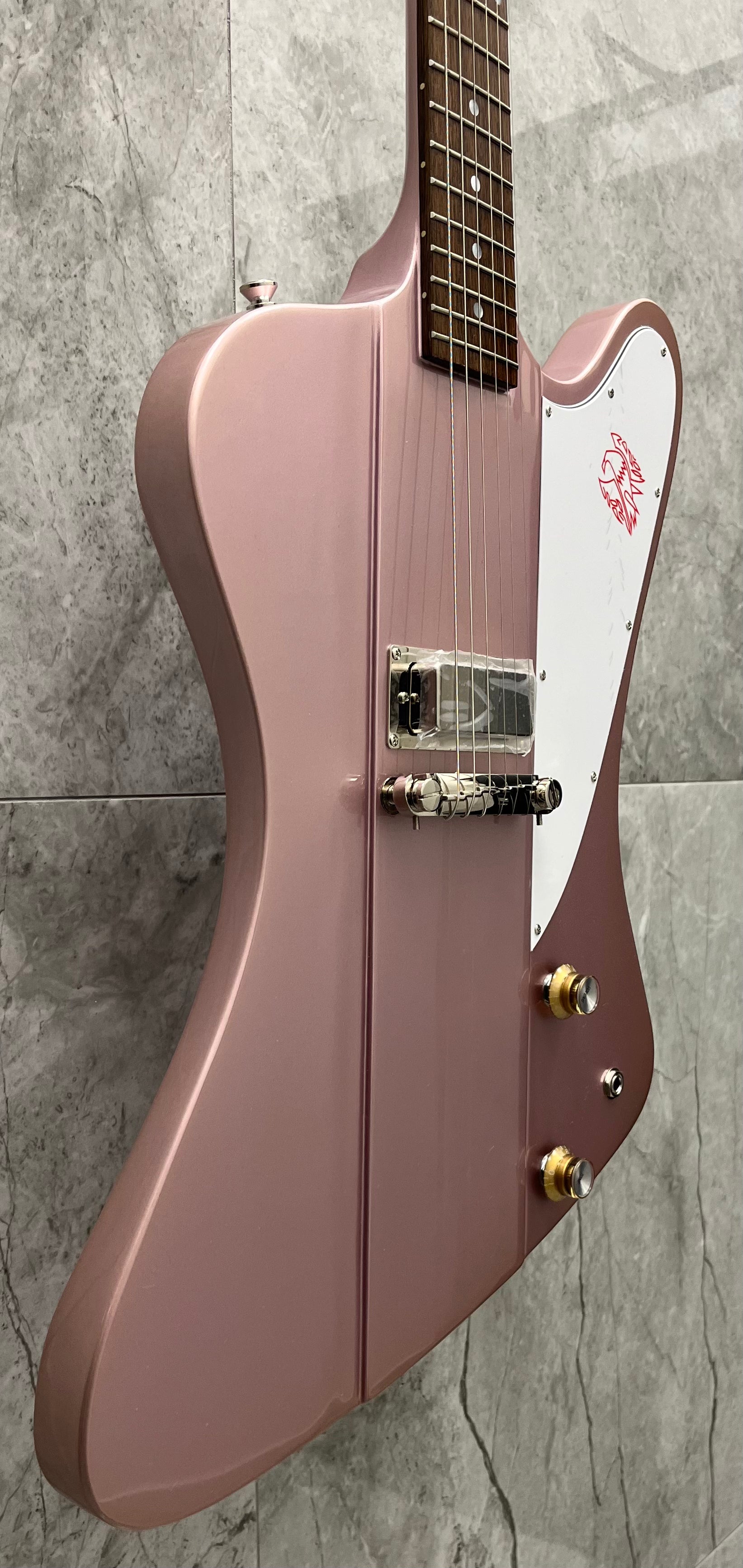 Epiphone 1963 Firebird I Electric Guitar with Hardshell Case - Heather Poly EIGC63FB1HPNH SERIAL NUMBER 23081527688 - 7.6 LBS
