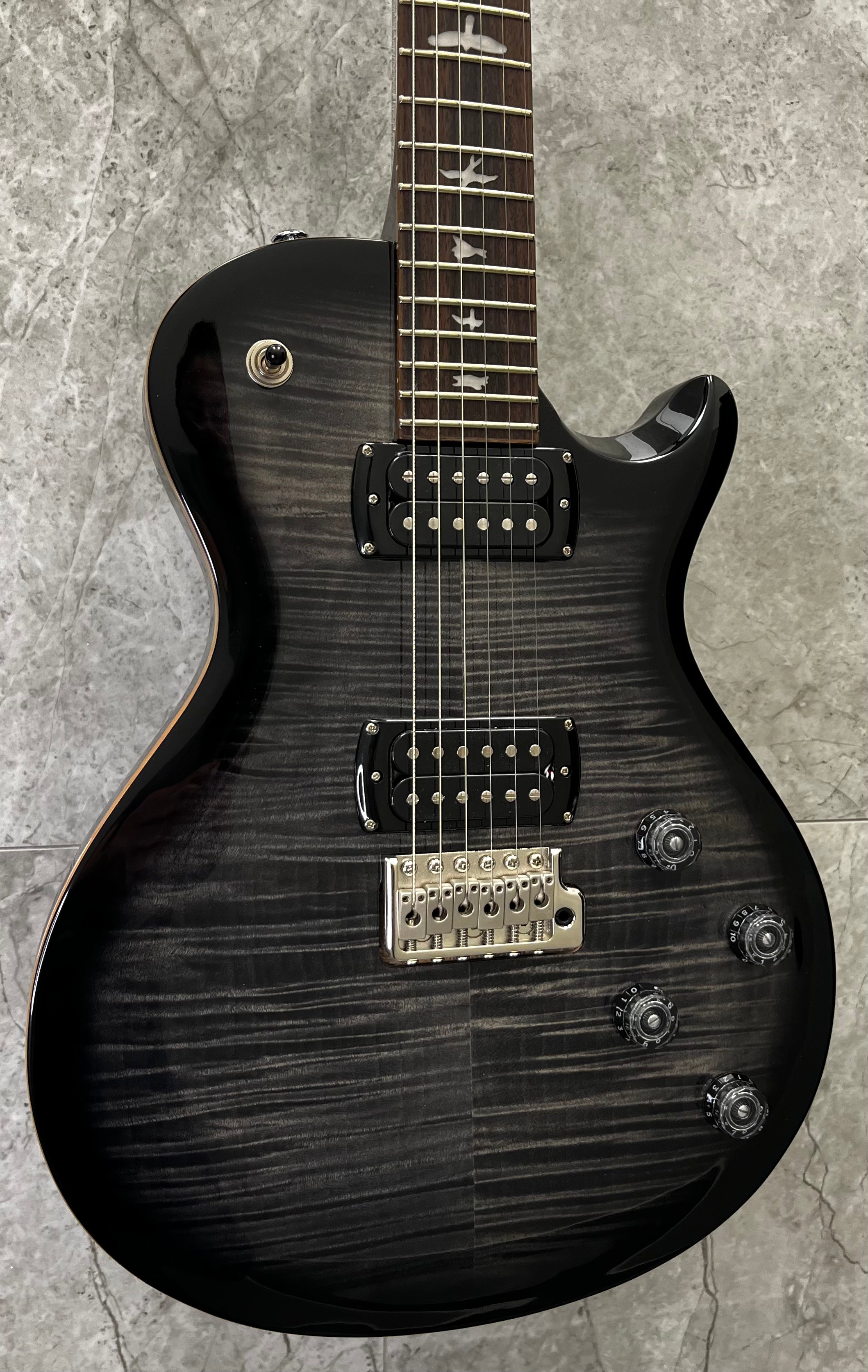 PRS Guitars SE Mark Tremonti Electric Guitar with Gigbag - Charcoal Burst 116004::CA SERIAL NUMBER CTII004721 - 8 LBS 15 OZ