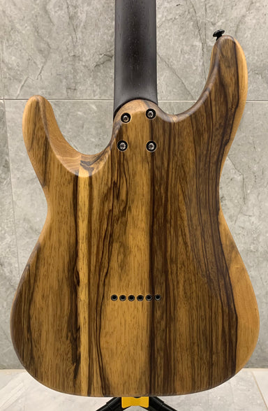 Schecter Sun Valley Super Shredder Exotic Hardtail Black Limba Electric Guitar, Black Limba 1269-SHC