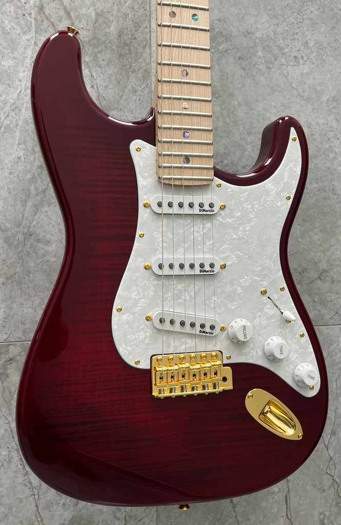 Fender MADE IN JAPAN Richie Kotzen Stratocaster Maple Fingerboard, Tra