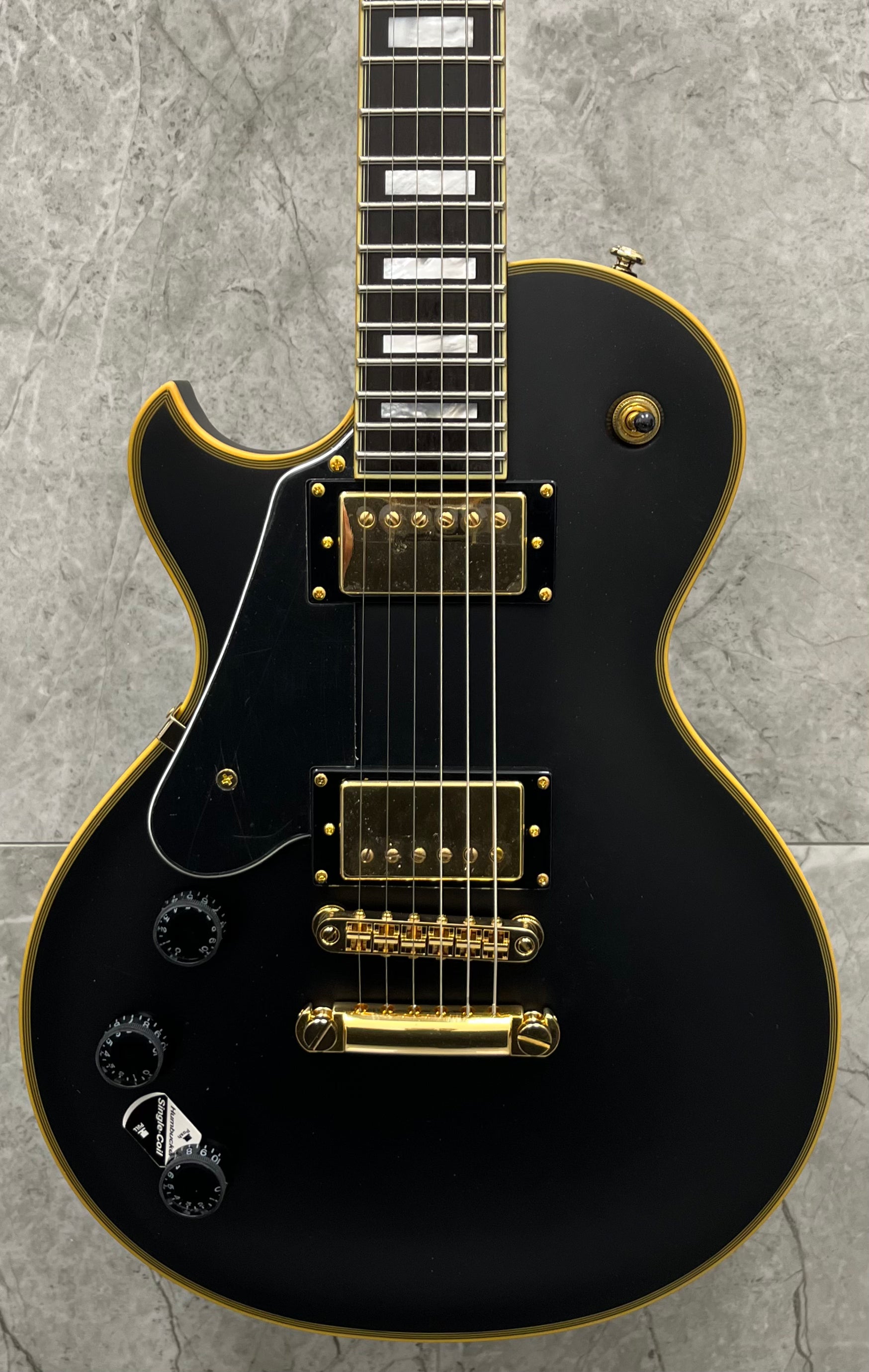 Schecter Solo II Custom Left Handed Electric Guitar Aged Black Satin 6