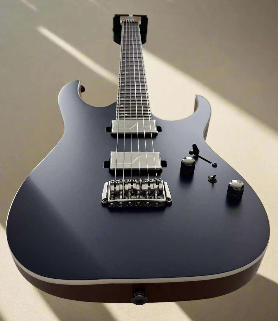 Ibanez RG5121DBF Prestige MADE IN JAPAN Series Electric Guitar W/ HARD SHELL CASE - Dark Tide Blue Flat SERIAL NUMBER F2506506 - 8.4 LBS