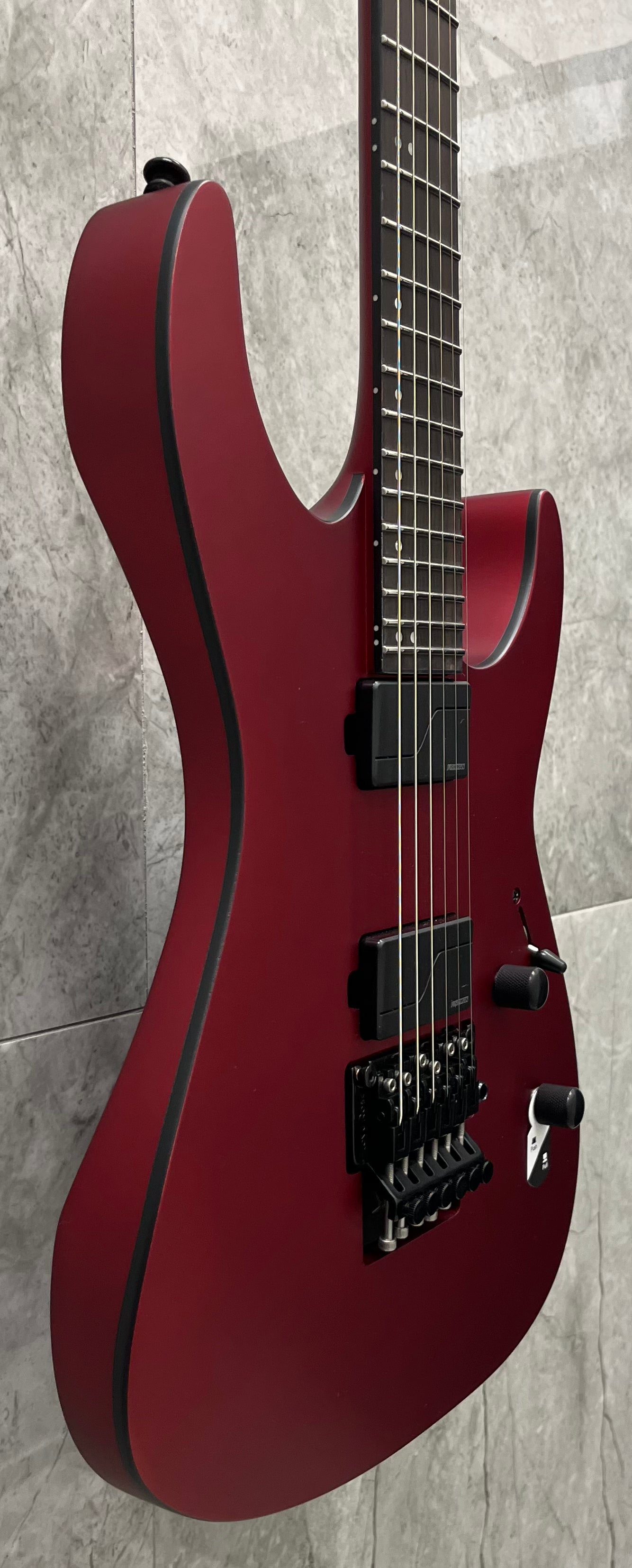 ESP LTD M-1000 Electric Guitar M1000 Candy Apple Red Satin LM1000CARS SERIAL NUMBER W24090341 - 8.2 LBS
