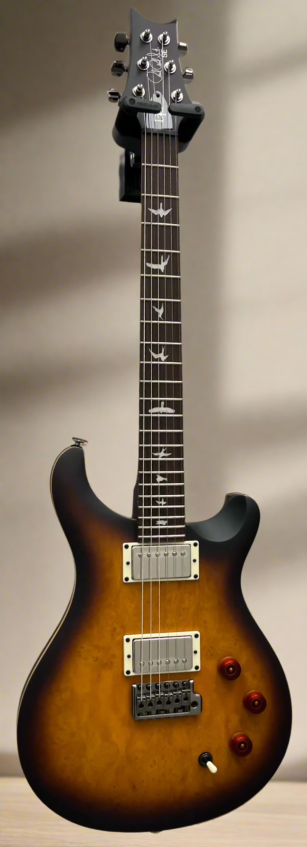 PRS SE Limited Edition Exotic DGT Laurel Burl McCarty Tobacco Burst 114984::MT: SERIAL NUMBER CTIG103856 - 7.2 LBS