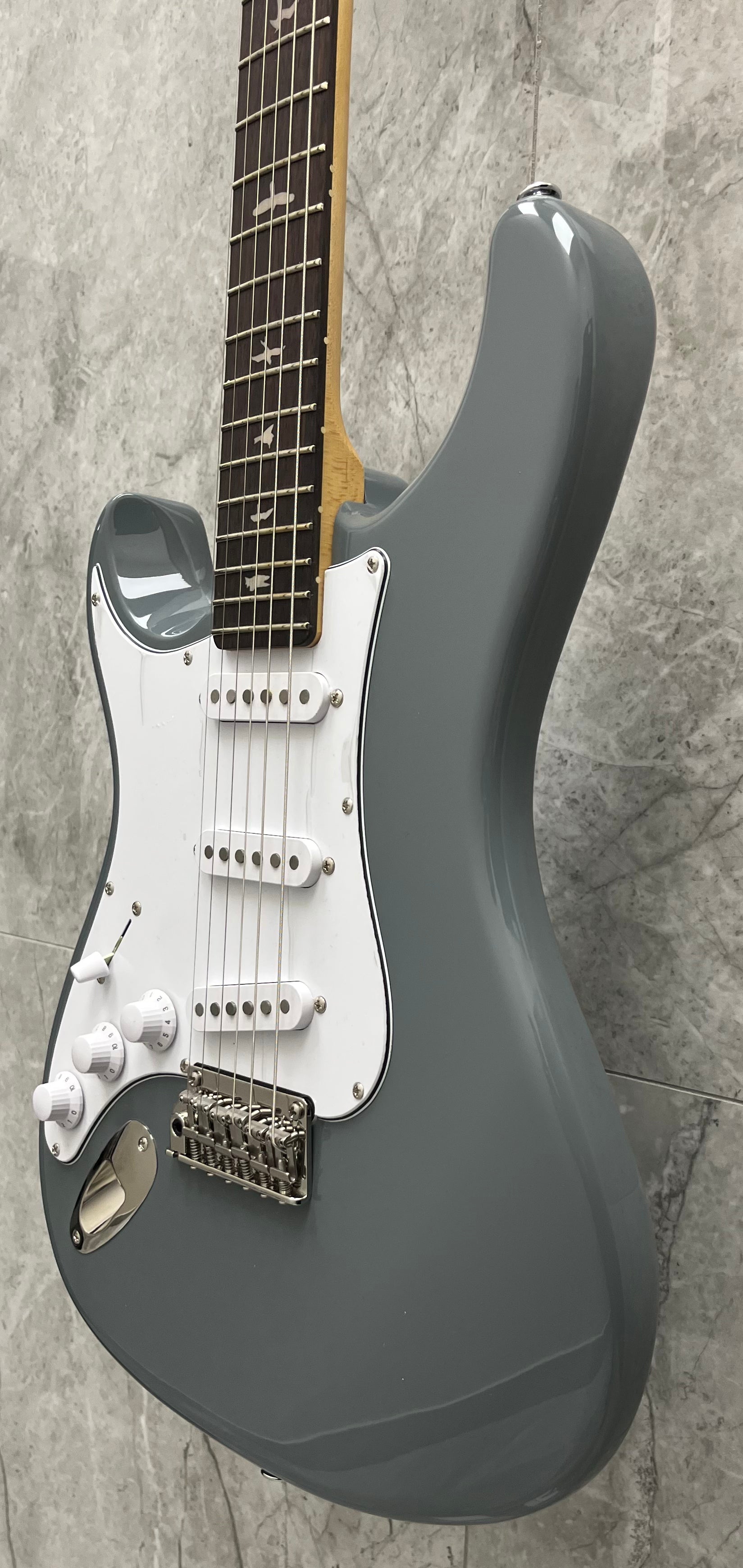 PRS Guitars LEFT HANDED John Mayer Silver Sky SE Electric Guitar with Gigbag - Storm Gray 114259::8J: