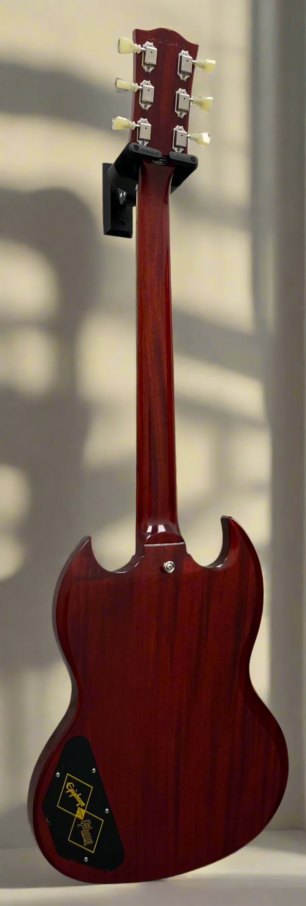 Epiphone 1964 SG Standard Reissue Electric Guitar with Maestro Vibrola - Cherry Red ECSGR4CHNH SERIAL NUMBER 24121524433 - 7.6 LBS