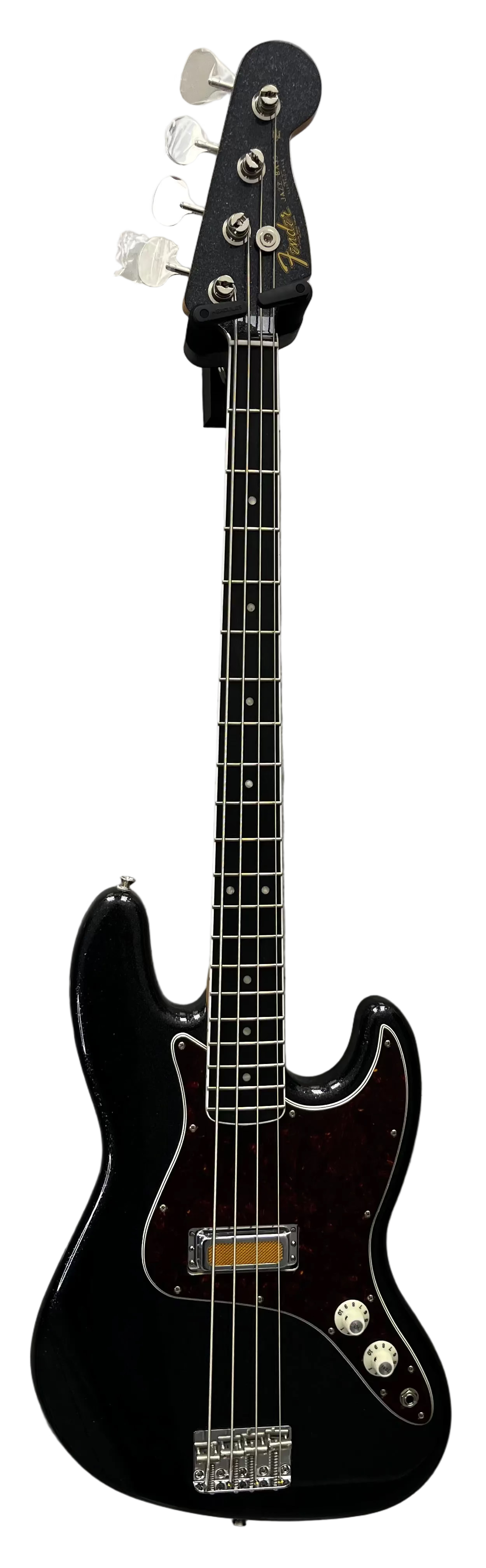 Fender Limited Edition Gold Foil Jazz Electric Bass Guitar Black Sparkle 0140711398 SERIAL NUMBER MX26031511 - 9 LBS 7 OZ