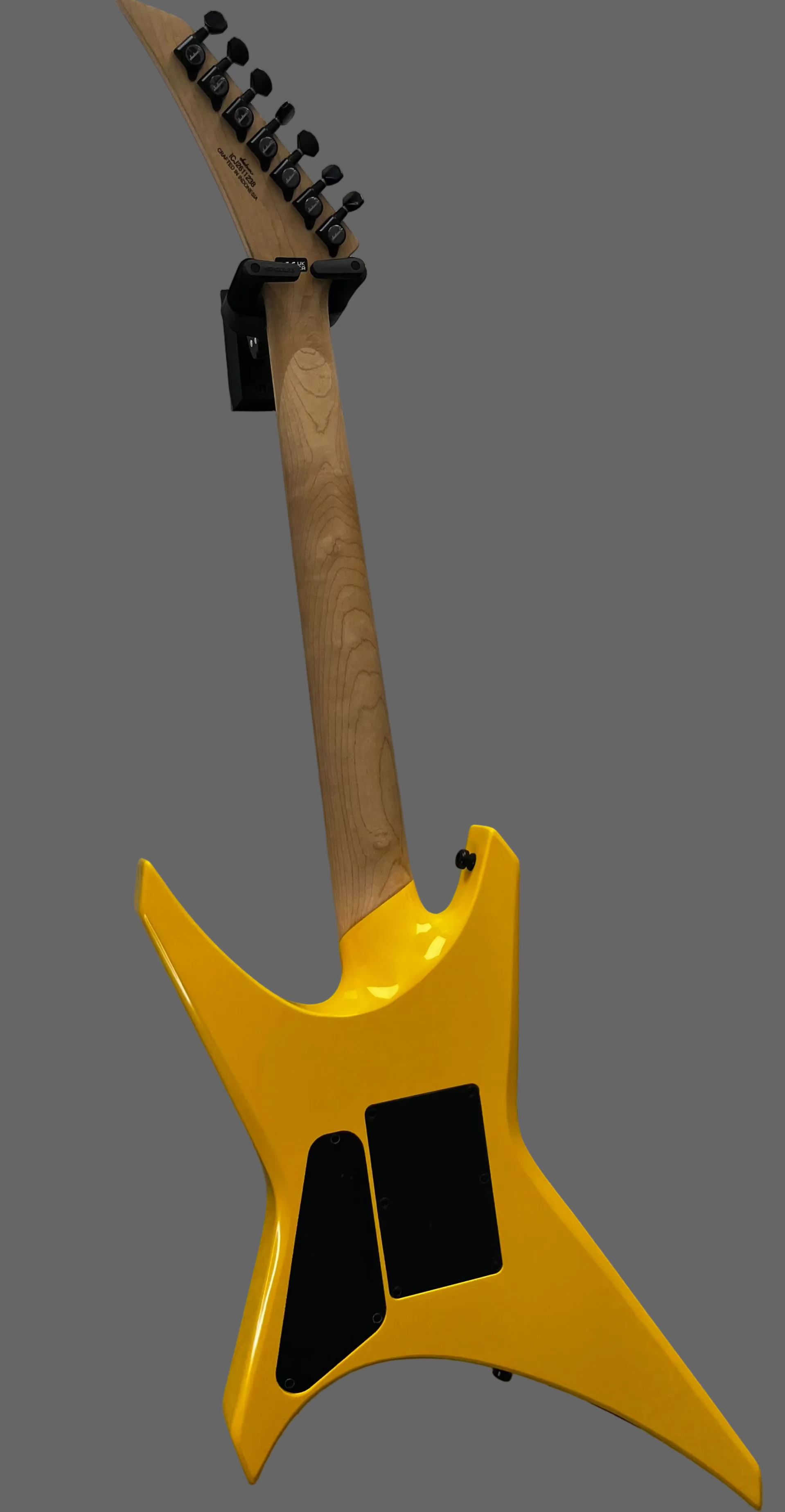Jackson Pro Series Signature Dave Davidson Warrior WR7, Ebony Fingerboard, Ferrari Yellow 2916507504 SERIAL NUMBER ICJ2611238 - 8.0 LBS