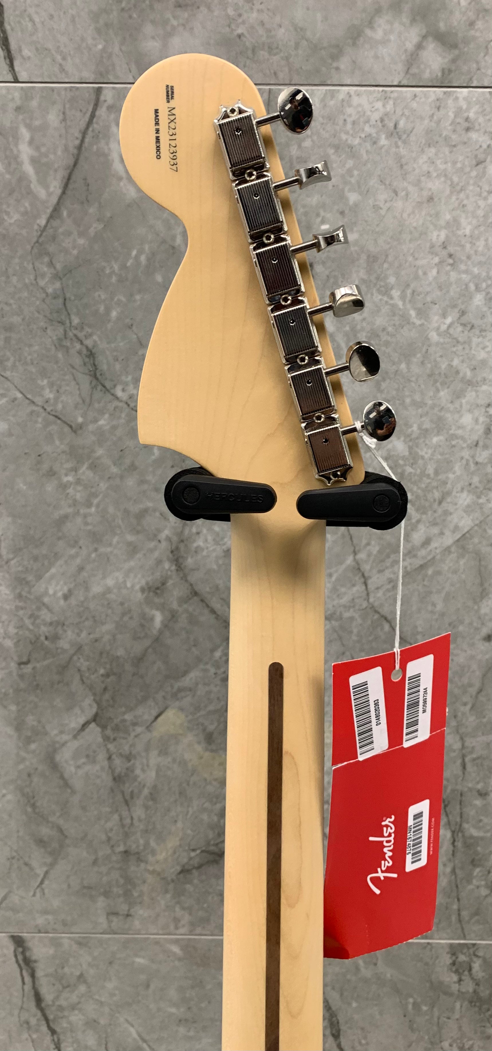 FENDER Limited Edition Tom Delonge Stratocaster, Rosewood Fingerboard, Graffiti Yellow SERIAL NUMBER MX23123937 - 7.0 LBS USED SPECIAL