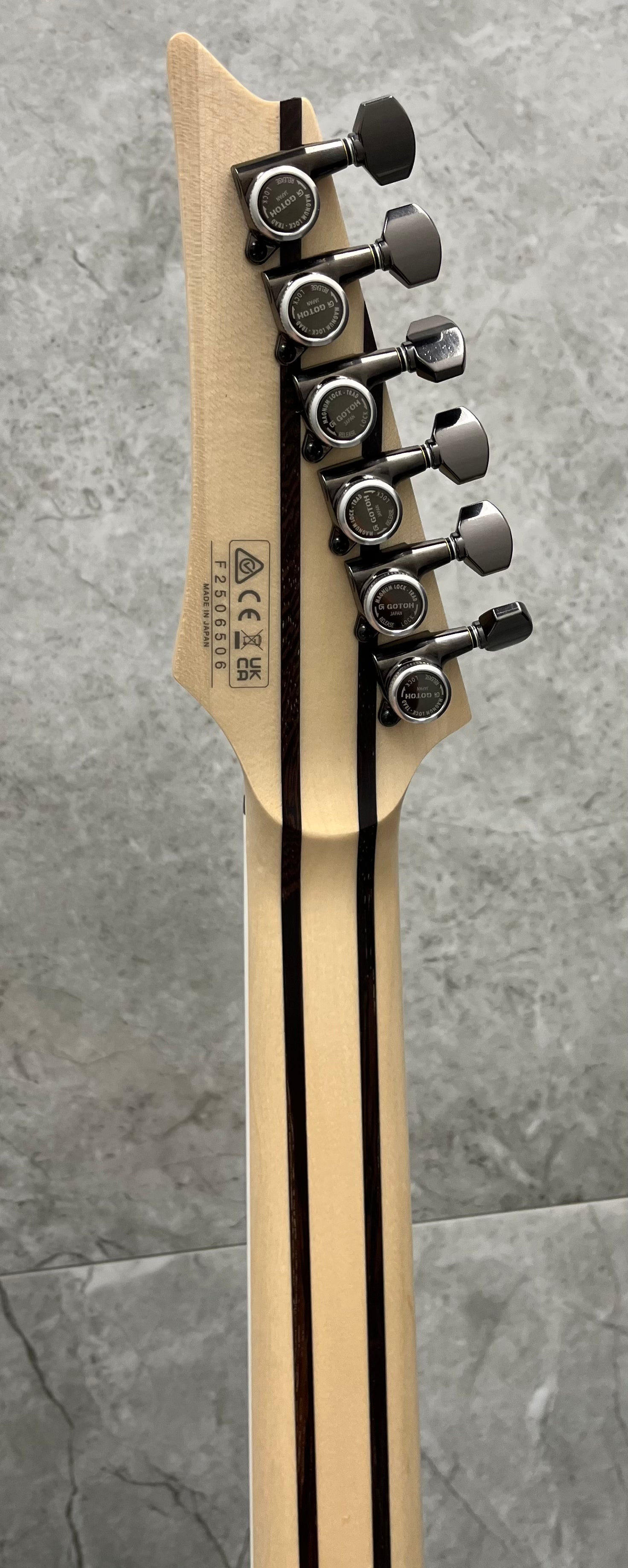 Ibanez RG5121DBF Prestige MADE IN JAPAN Series Electric Guitar W/ HARD SHELL CASE - Dark Tide Blue Flat SERIAL NUMBER F2506506 - 8.4 LBS
