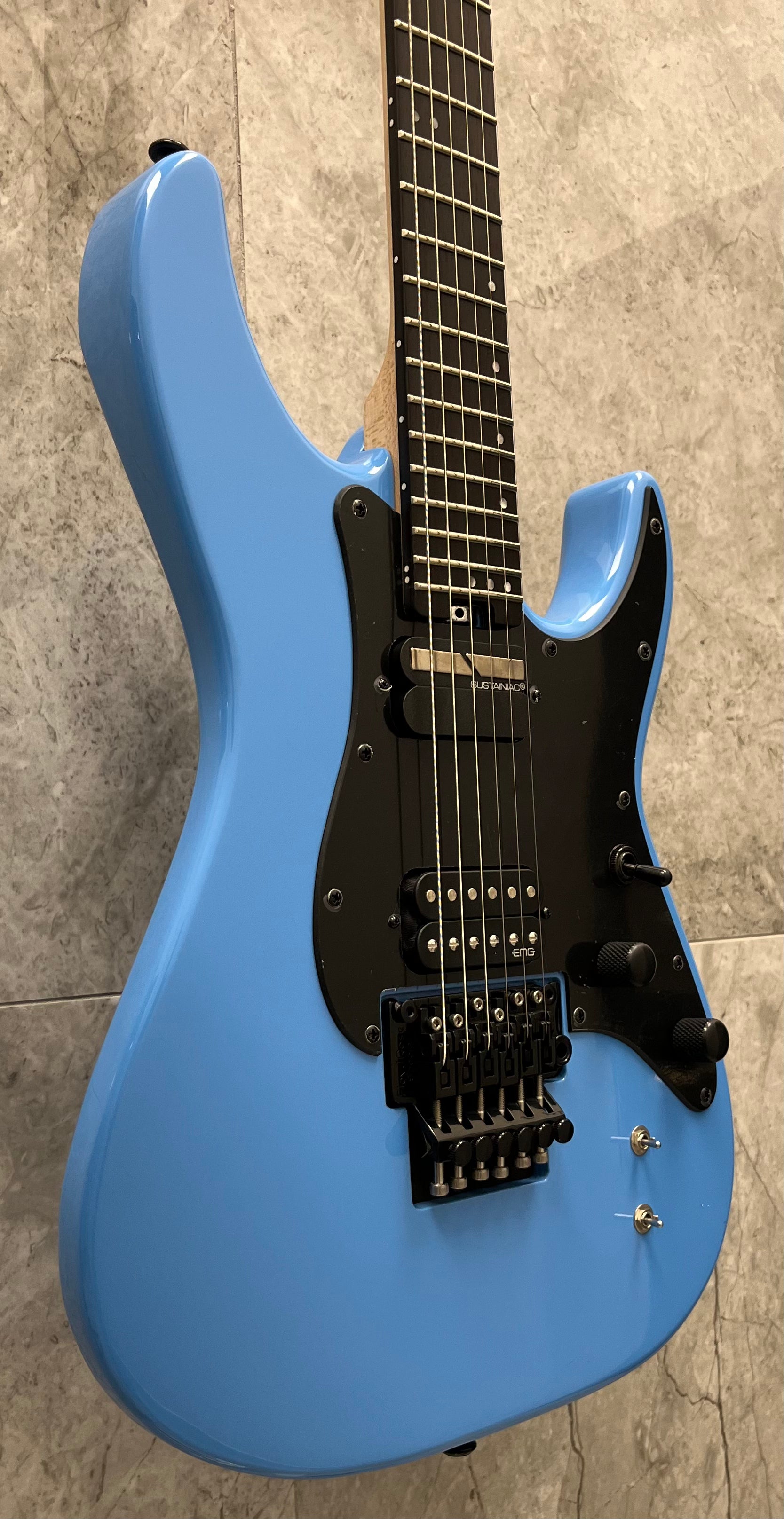 Schecter Sun Valley Super Shredder FR S w/ Sustainiac Riviera Blue 1288-SHC SERIAL NUMBER IW25070130 - 7 LBS 3 OZ